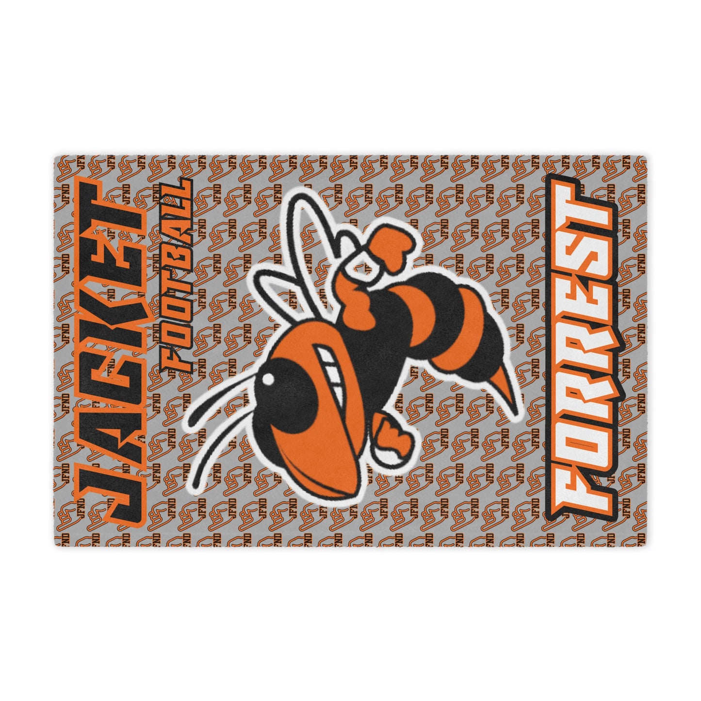 Jacket Football Custom Blanket - Forrest
