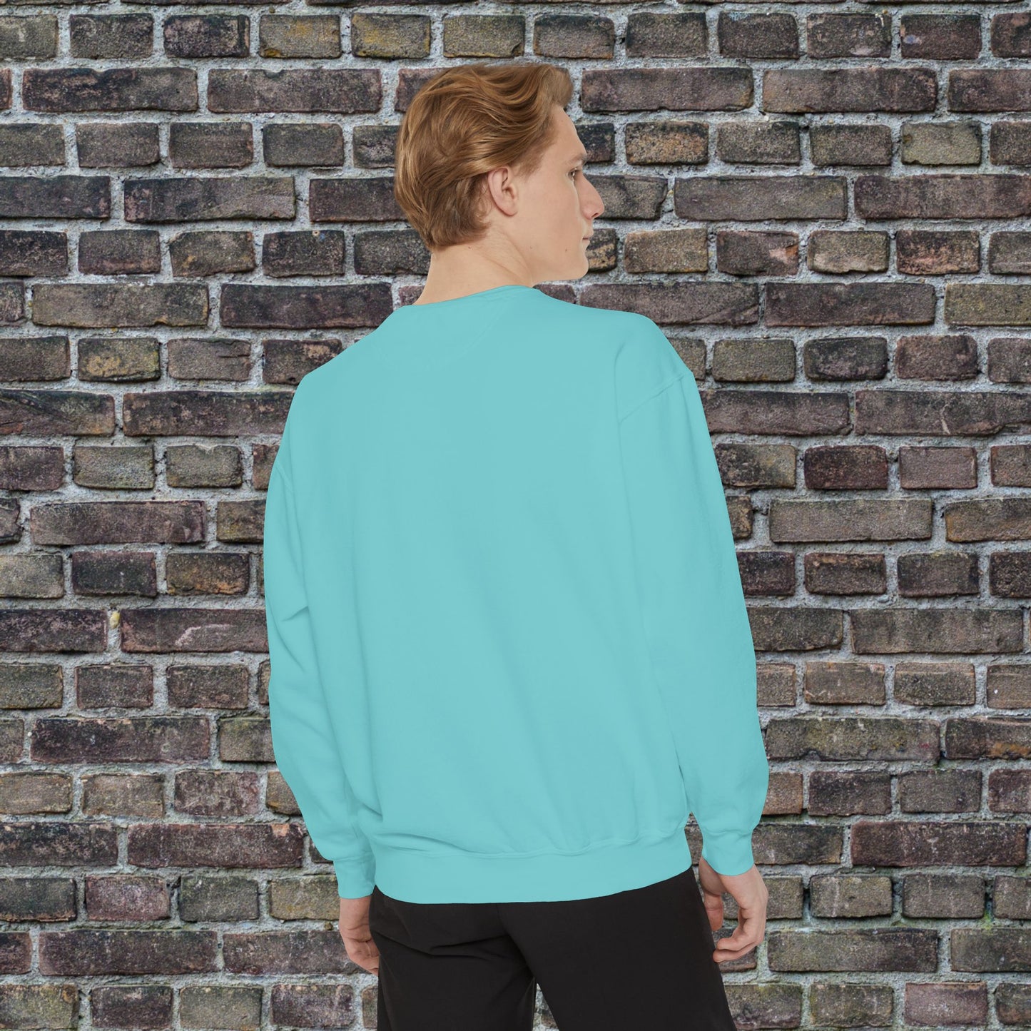 Raccoon Grid Valentine Adult Comfort Colors Sweatshirt