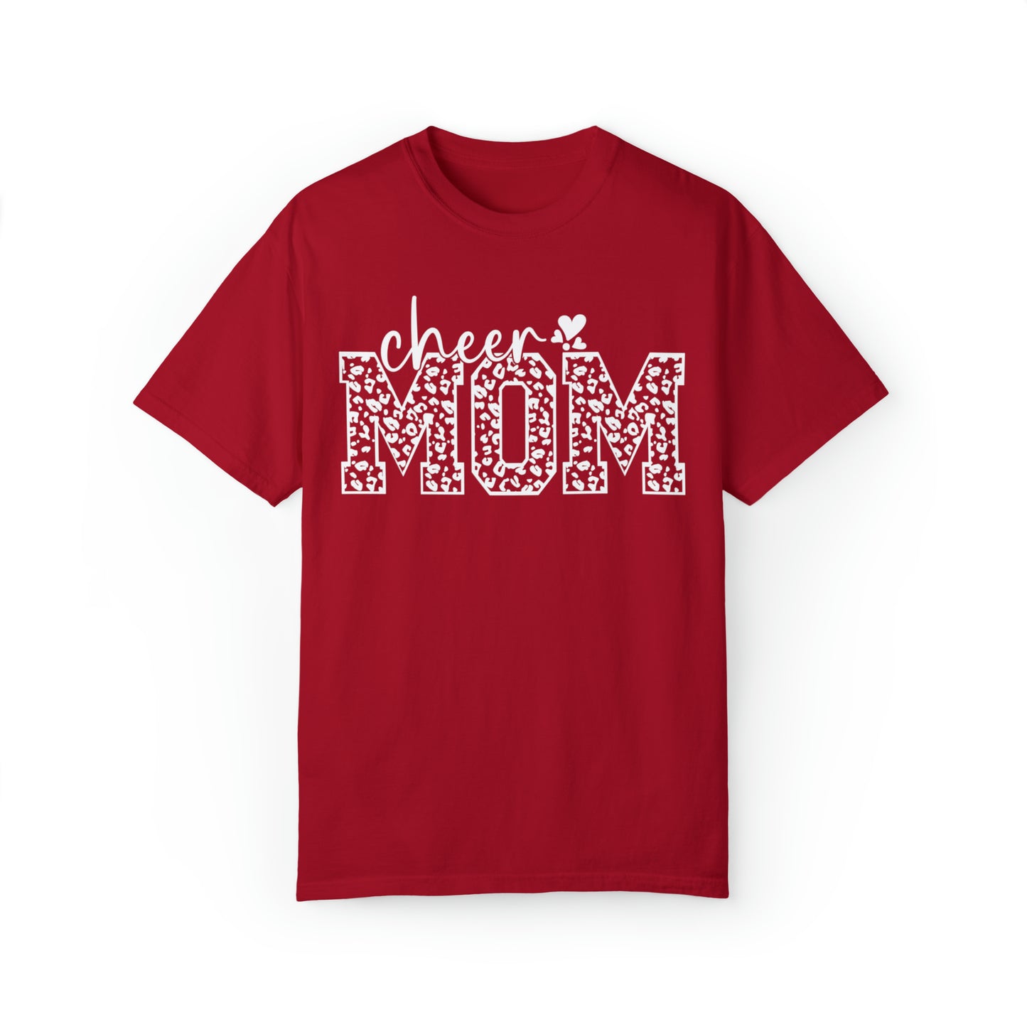 Cheetah Cheer Mom - Comfort Colors T