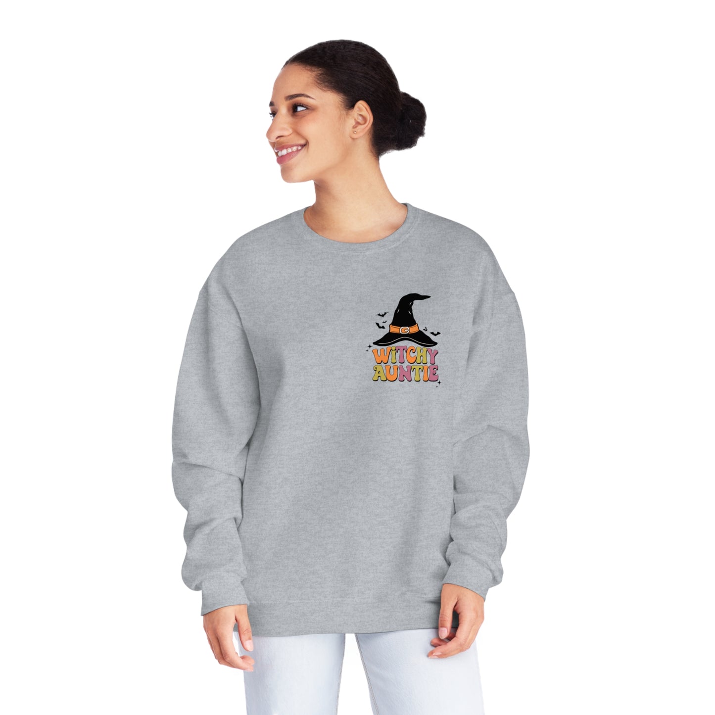 Witchy Auntie -- Unisex NuBlend® Crewneck Sweatshirt
