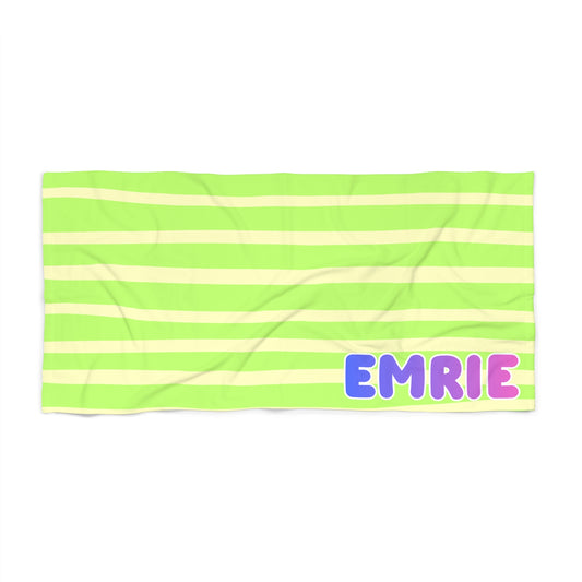Custom Beach Towel - EMRIE