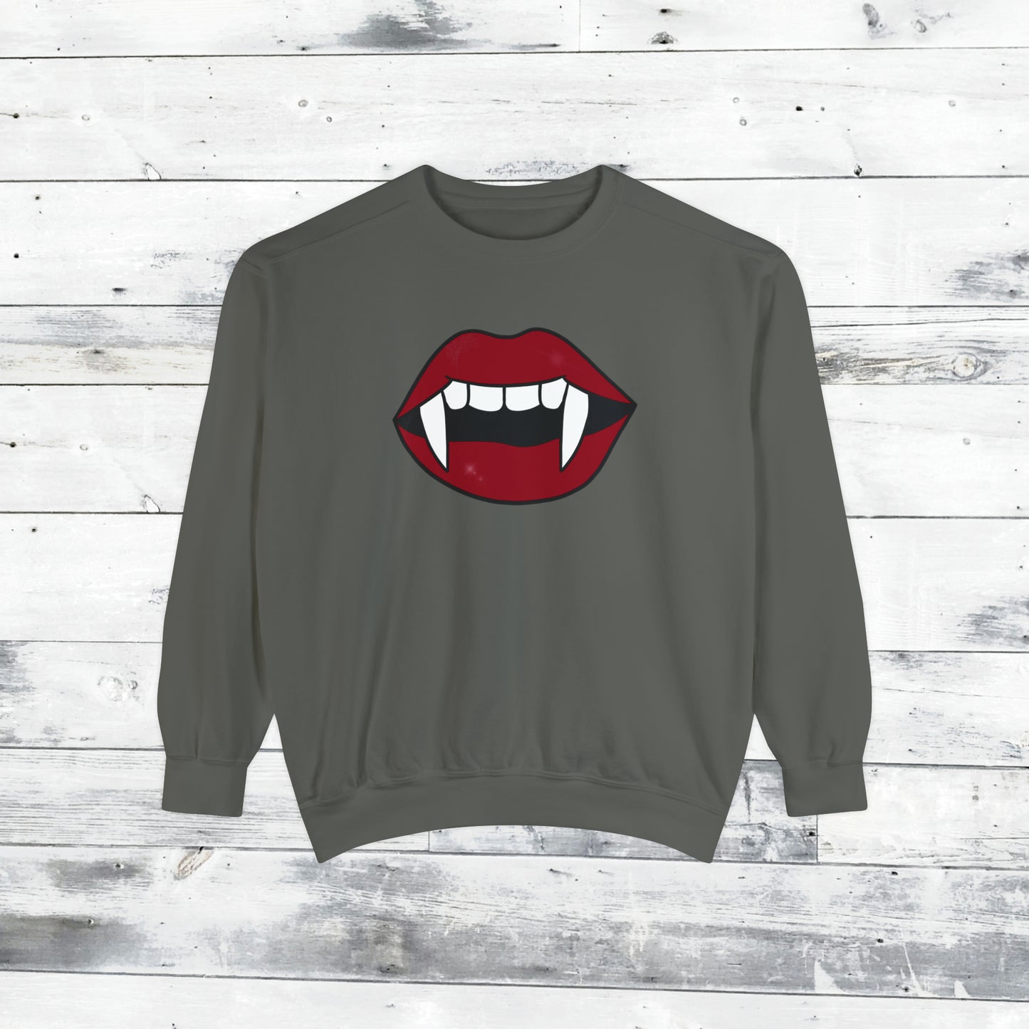 Vampire Fang Comfort Colors Sweater