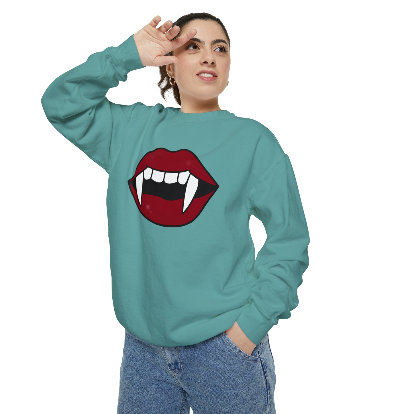 Vampire Fang Comfort Colors Sweater