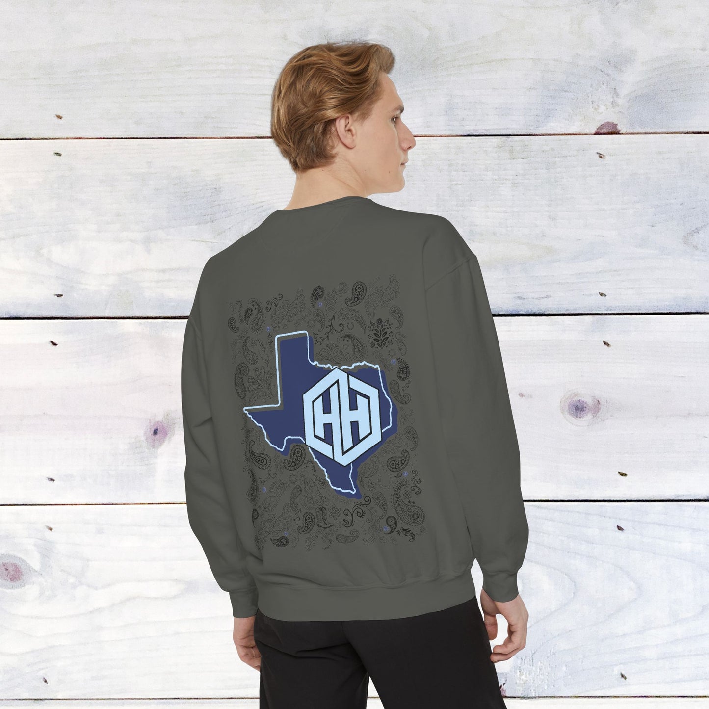 SPHE Deep in the Heart Back Comfort Colors Sweater