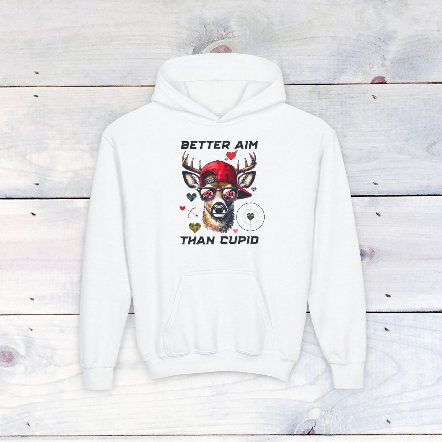 Better Aim than Cupid Youth Sweatshirt