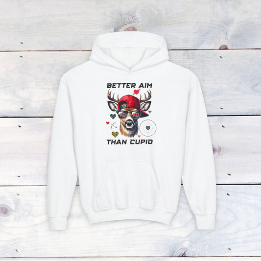 Better Aim than Cupid Youth Sweatshirt