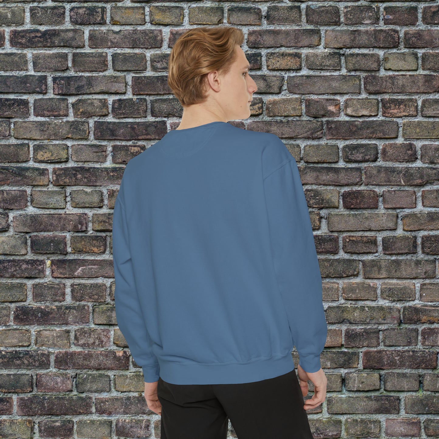 Game Day Comfort Colors Sweater - Brown Text