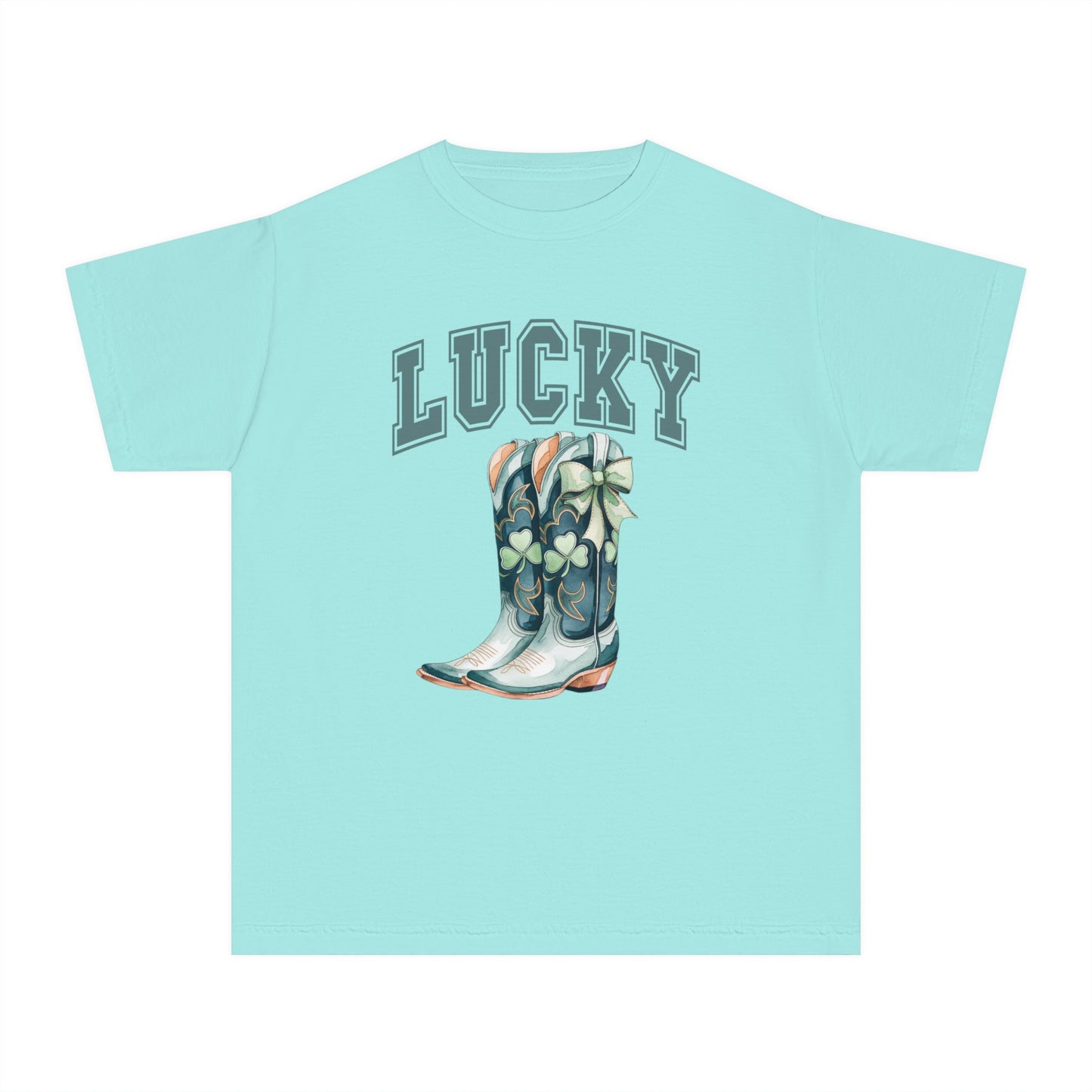 Lucky Girl Youth Comfort Colors Tee