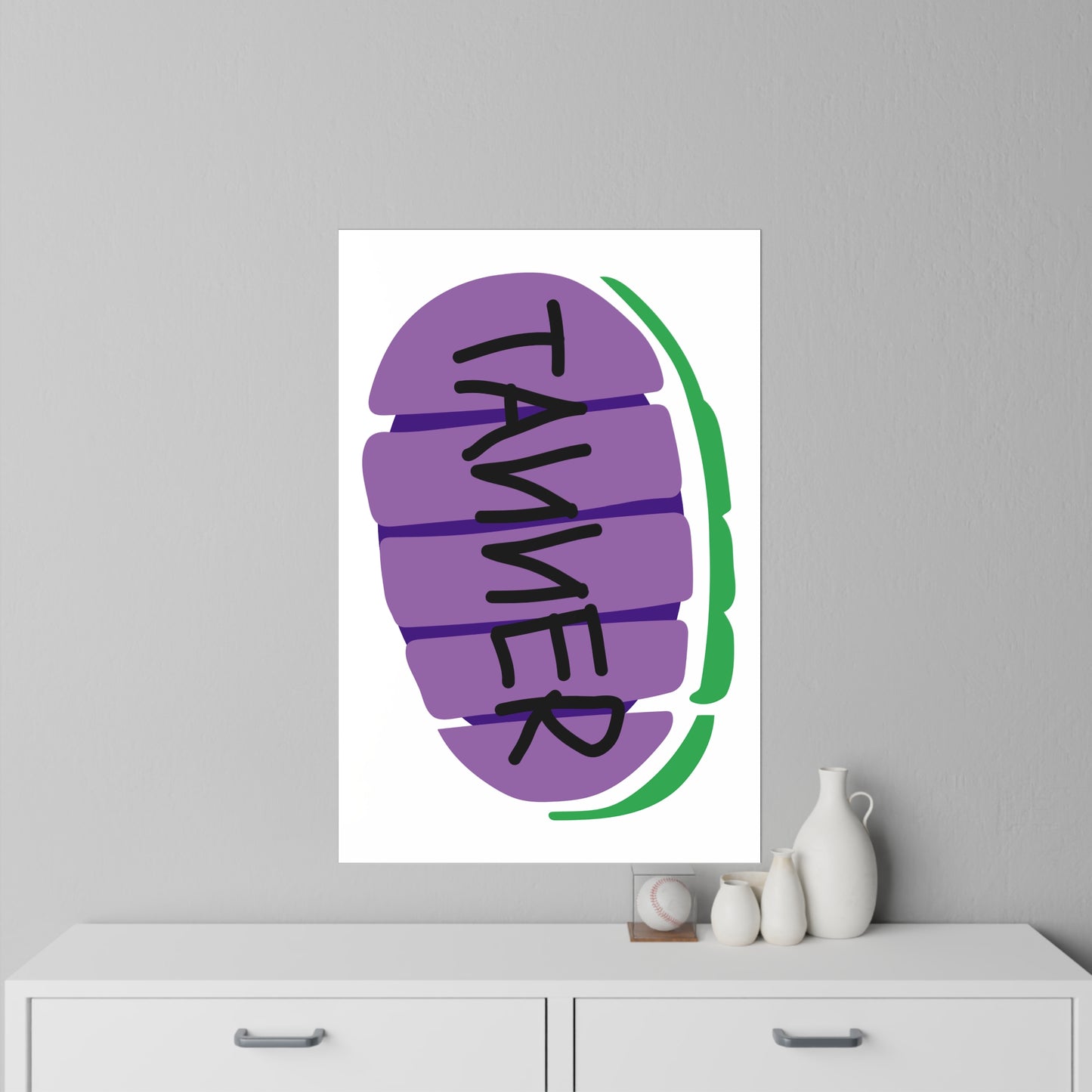"TANNER" Name Floorstep Vinyl Sticker Buzz