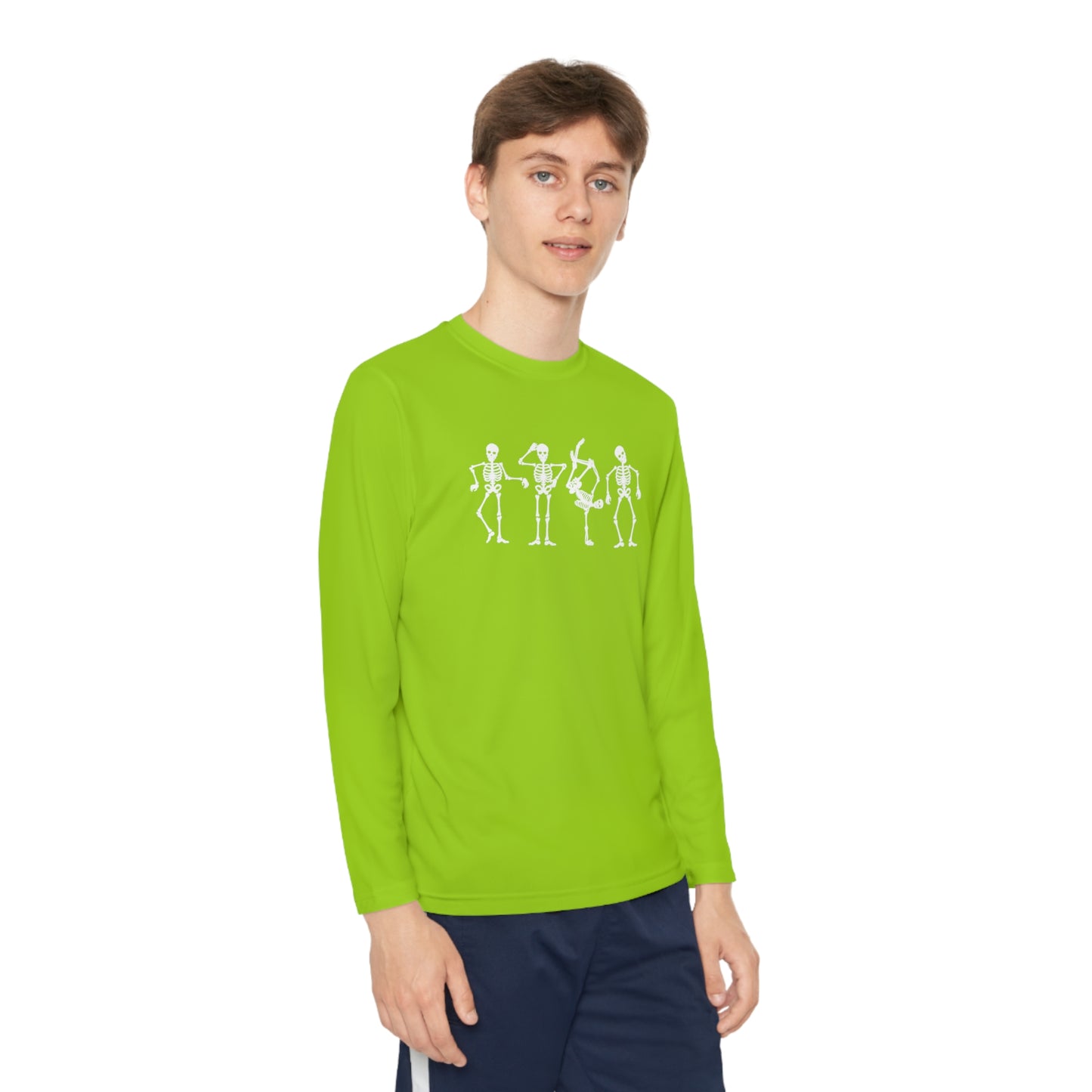 Youth Dancing Skelly Long Sleeve T-Shirt