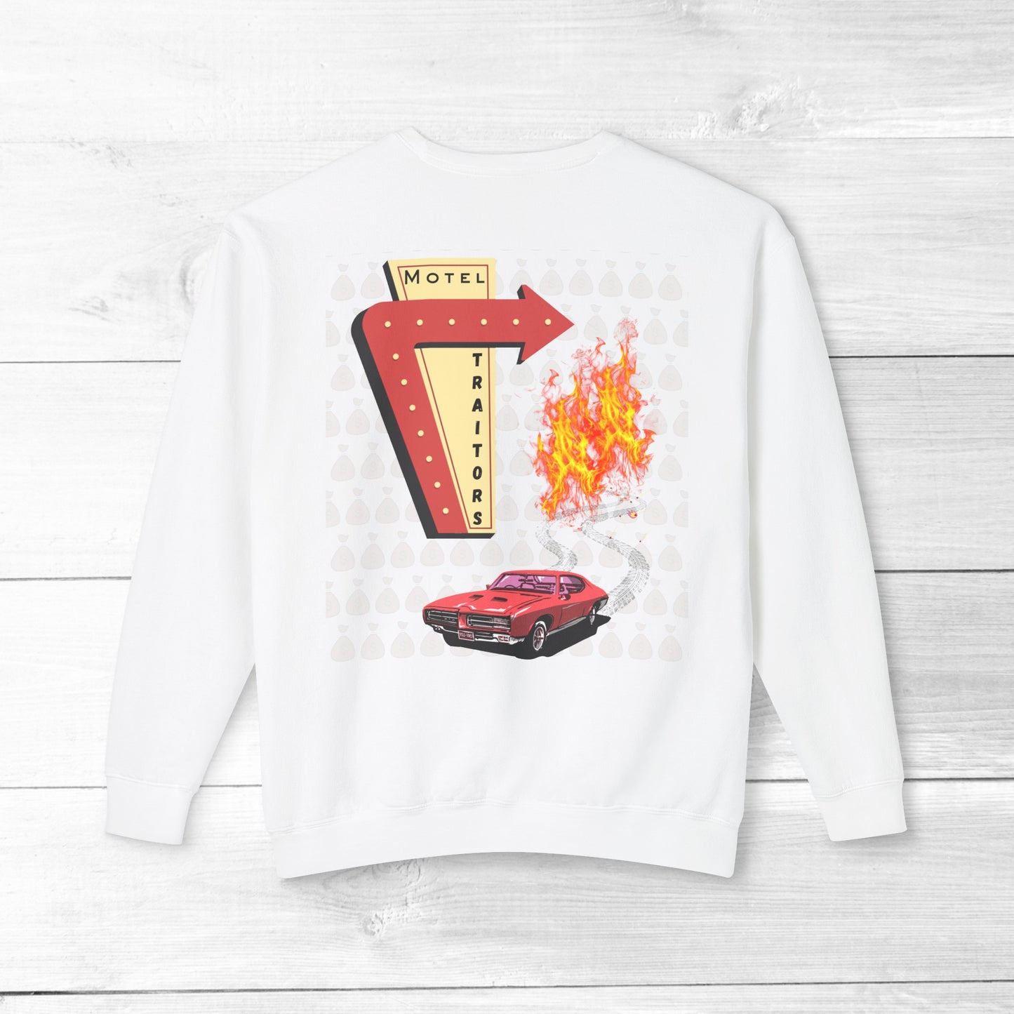 Motel Traitors, Getaway Car - Comfort Colors Sweater