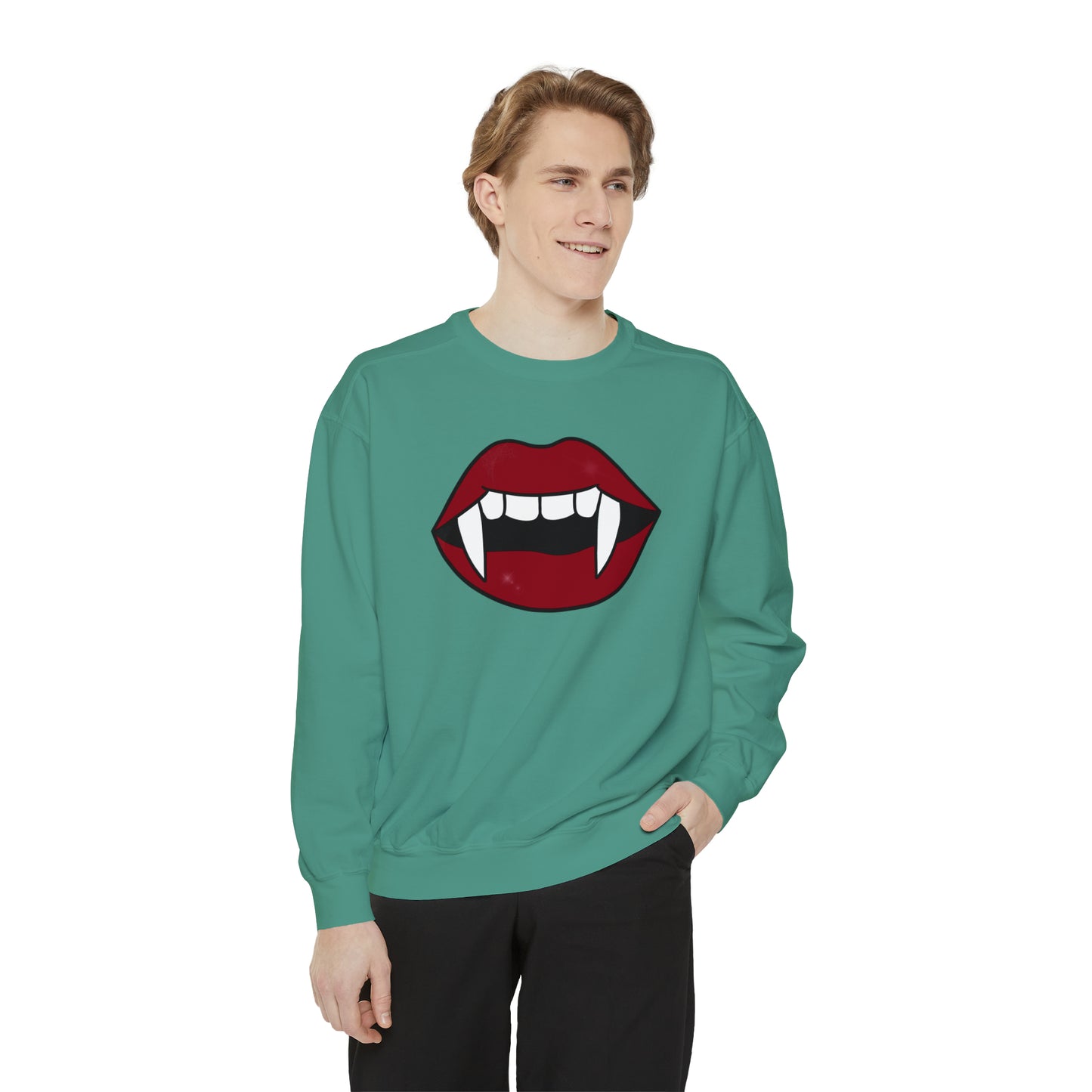 Vampire Fang Comfort Colors Sweater