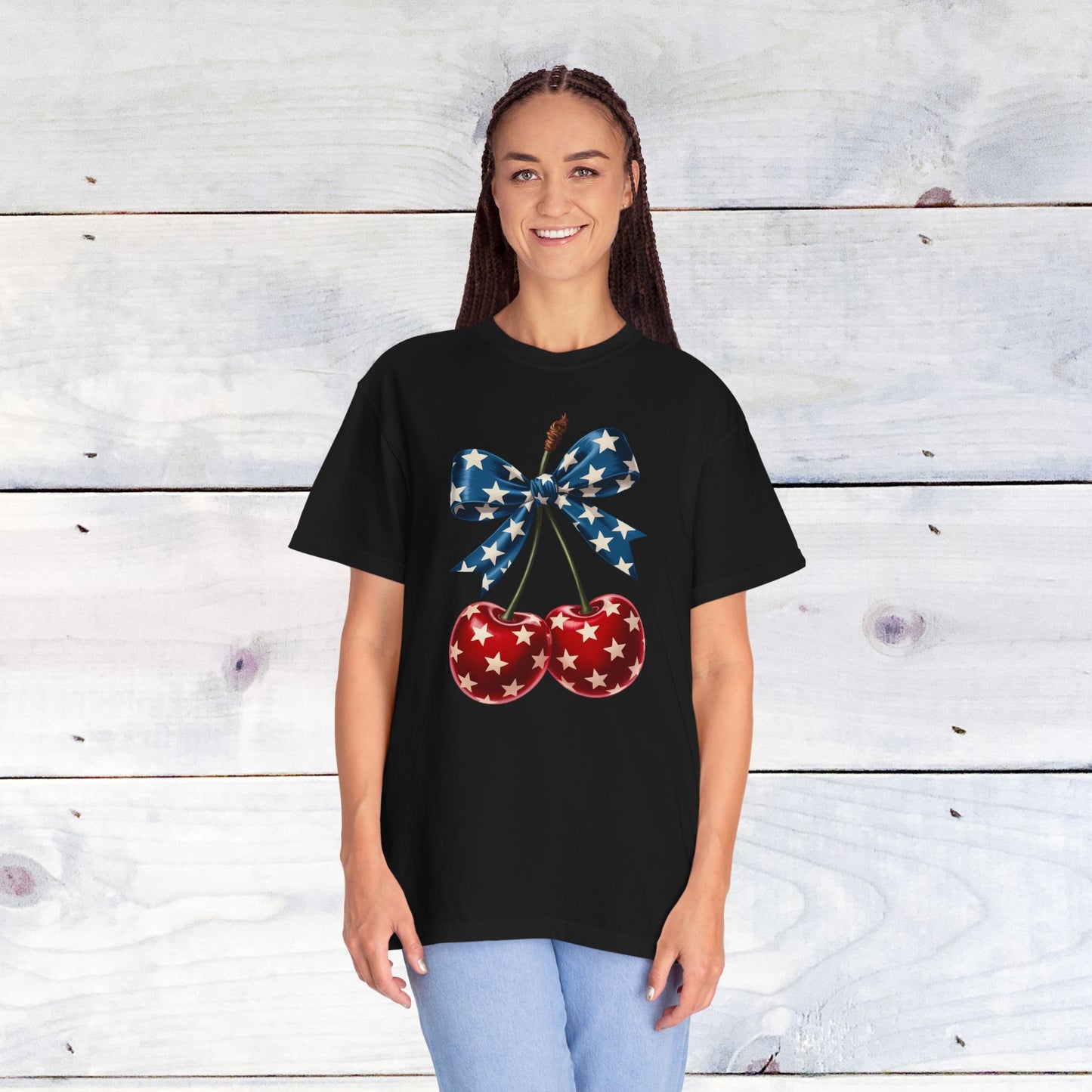 Freedom Cherries Comfort Colors Unisex Shirt