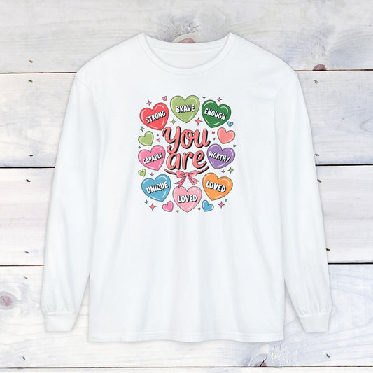 You are Loved Comfort Colors Long Sleeve T-Shirt