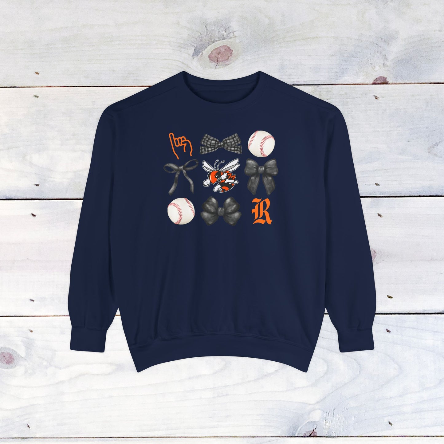 The GRID Rockwall Baseball Comfort Colors Sweater
