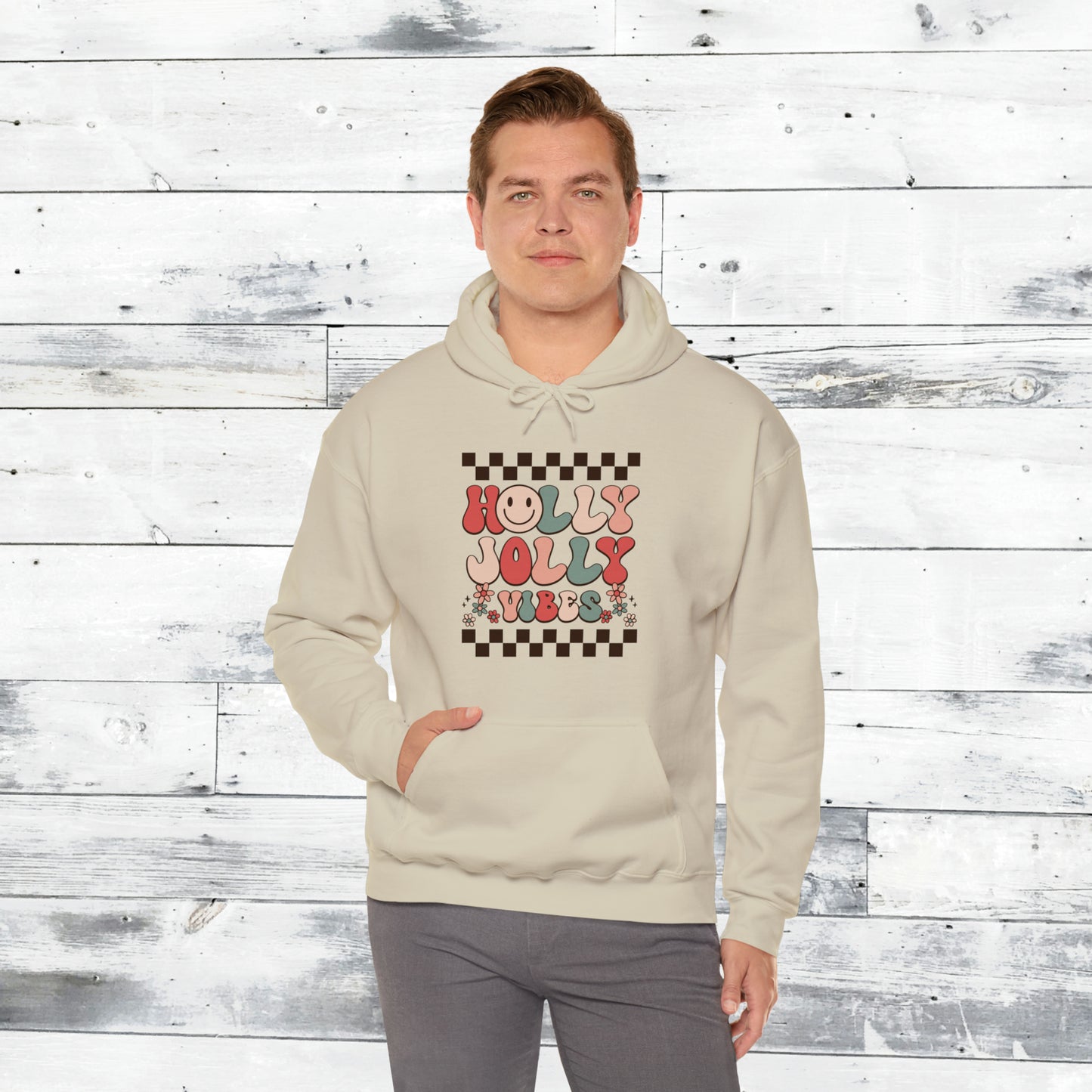 Holly Jolly Vibes Hoodie