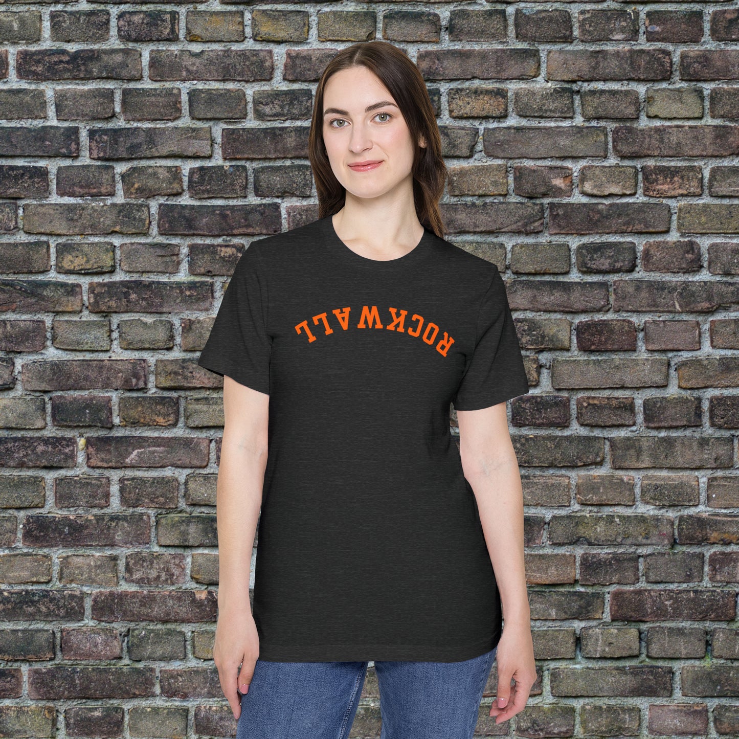 Upside Down Rockwall T Shirt