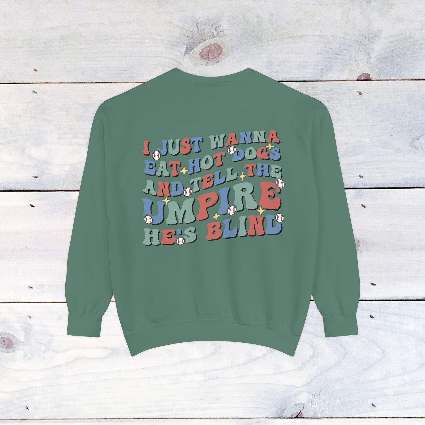 Baseball Mom Comfort Color Sweatshirt