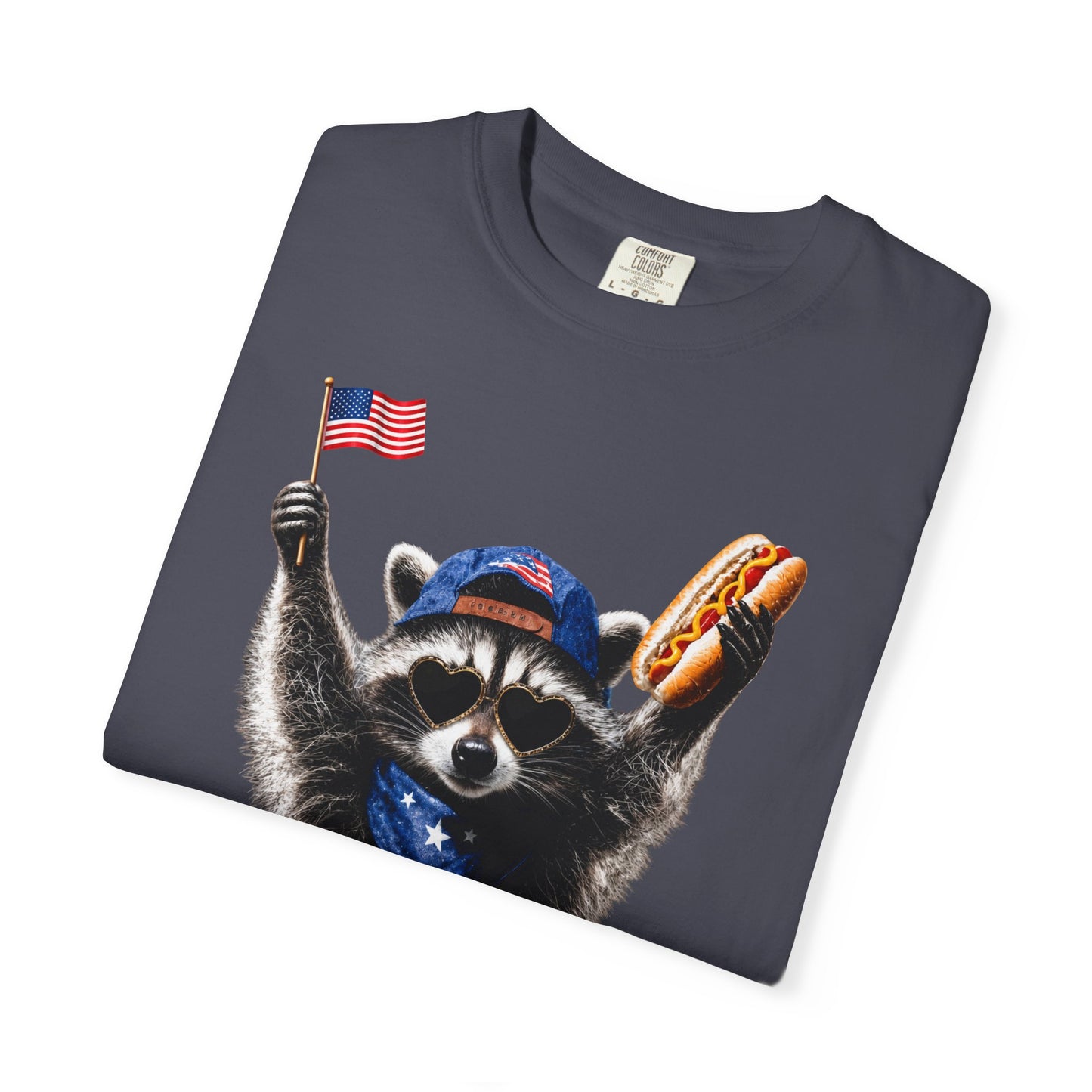Patriotic Raccoon Comfort Colors  - America