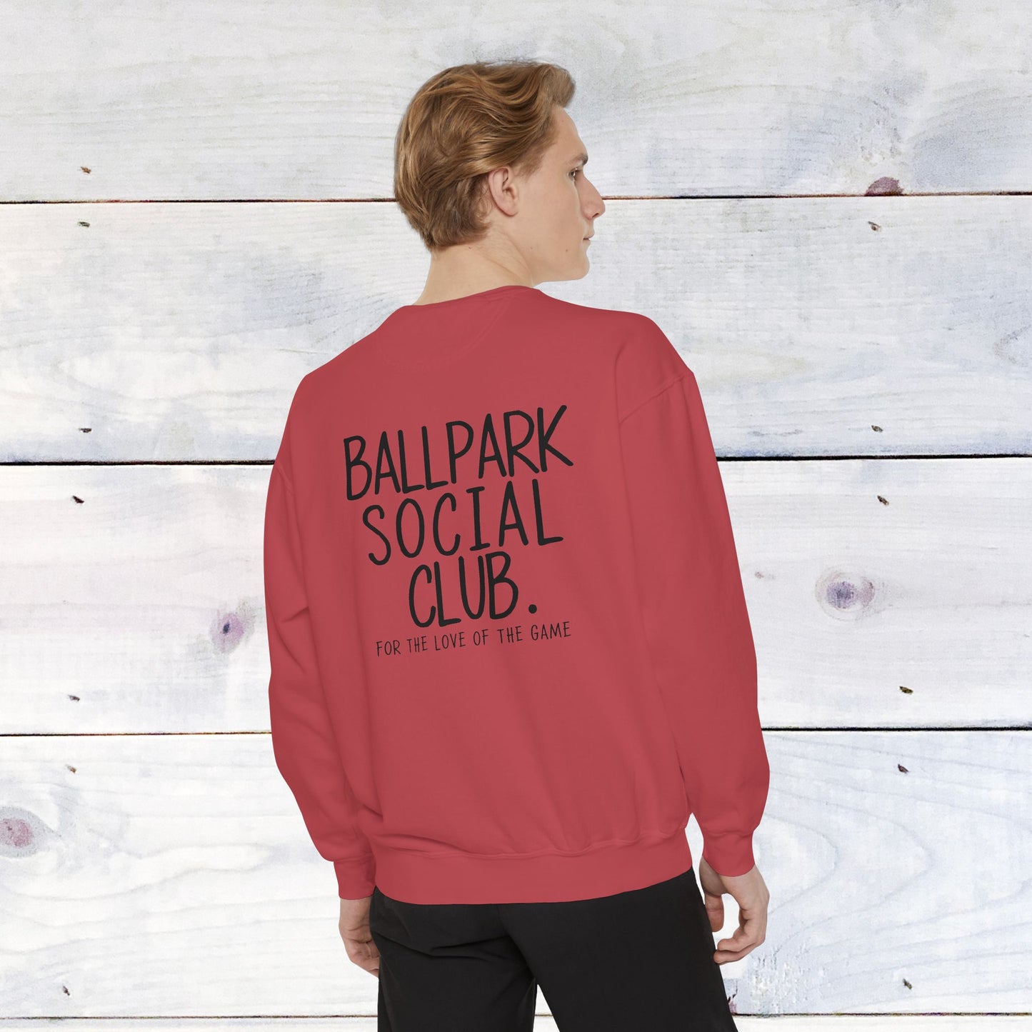 Ballpark Social Club Comfort Color Sweatshirt Black
