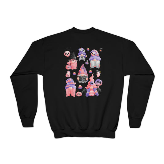 Girls Youth Halloween Gnome Sweater 2