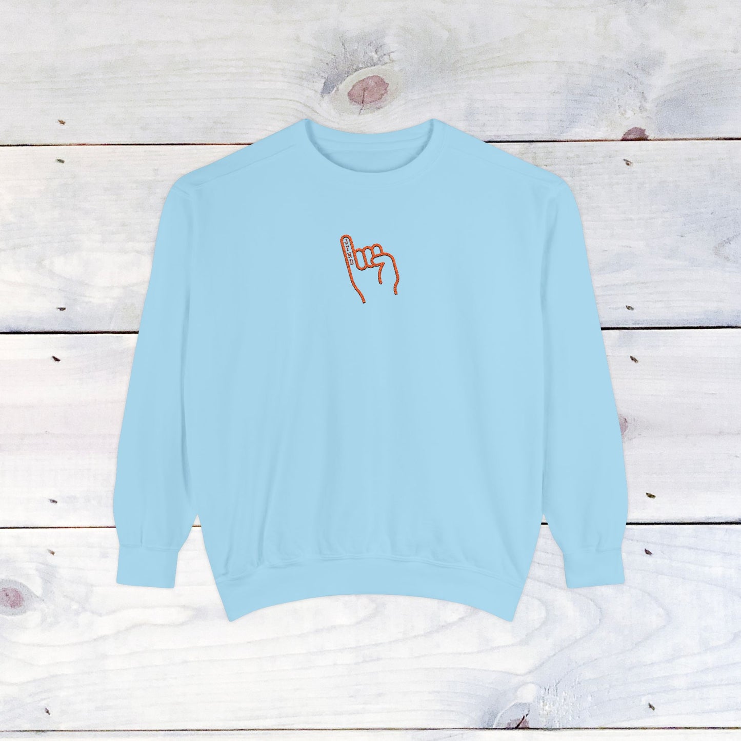 JFND Stingers Up Embroidery Unisex Comfort Colors Sweater