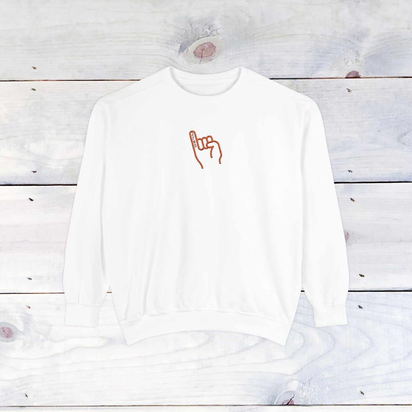 JFND Stingers Up Embroidery Unisex Comfort Colors Sweater