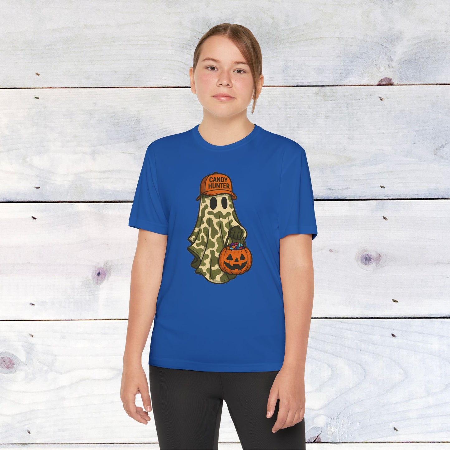 Candy Hunter Youth Sport-Tek Shirt