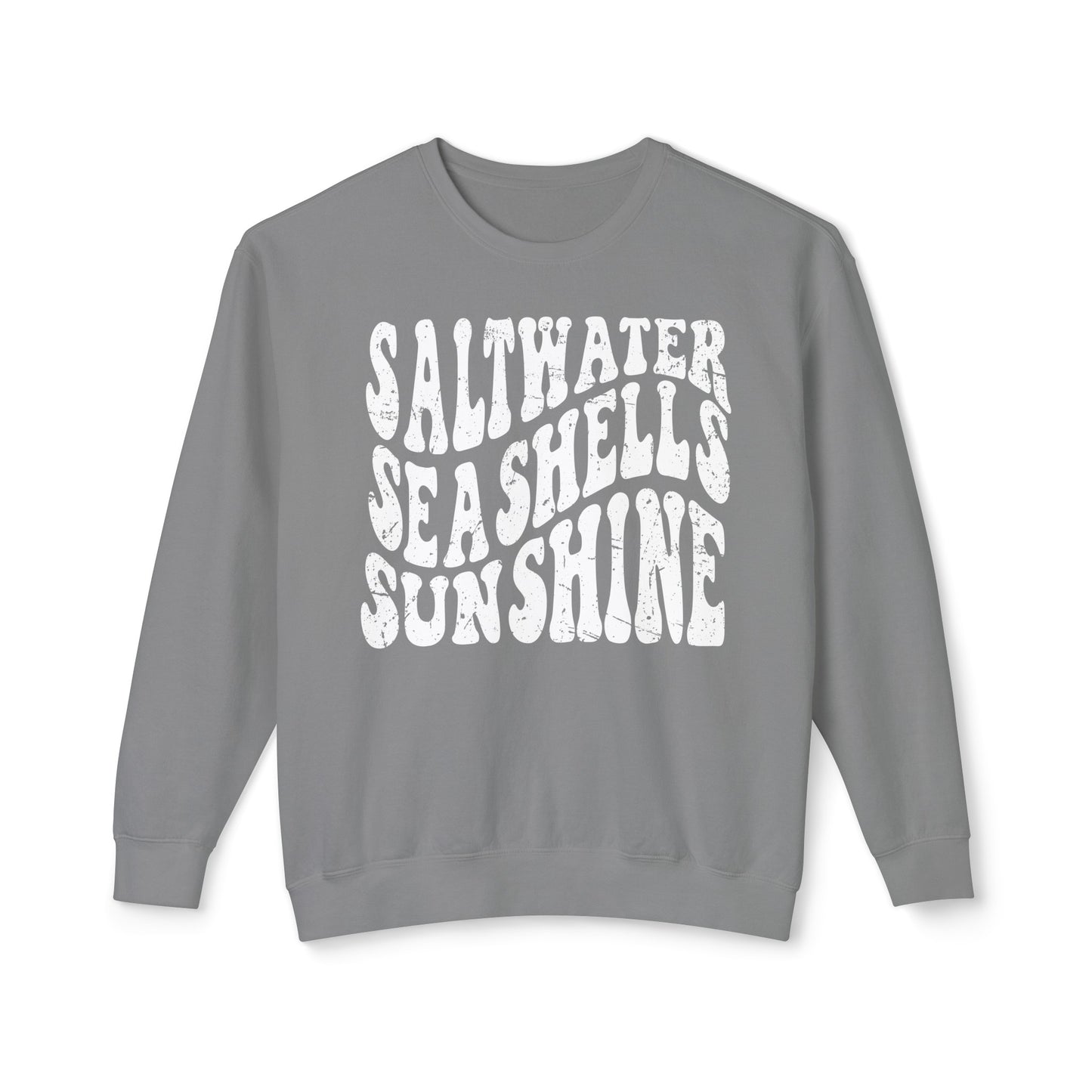 Sunshine, Seashells, Saltwater Comfort Colors Sweater