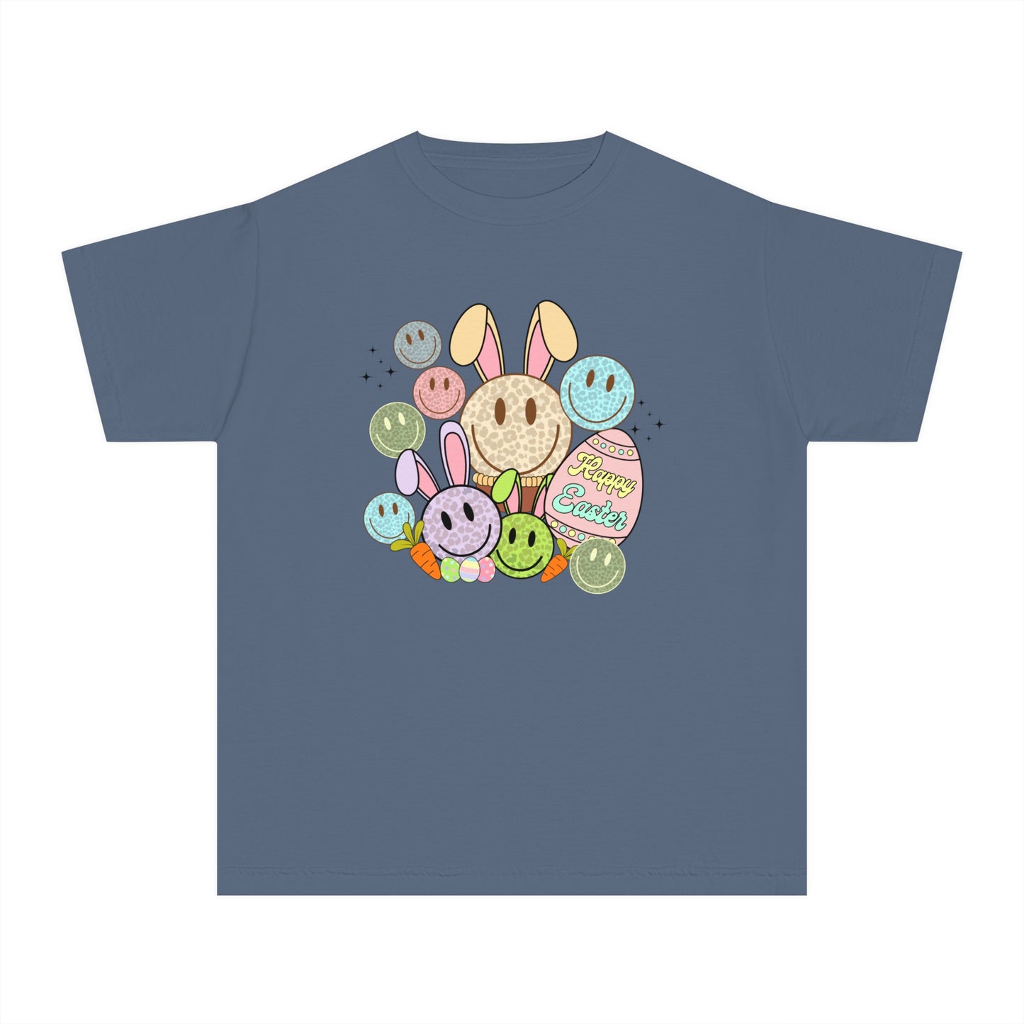 Funky Easter Youth Comfort Colors Tee