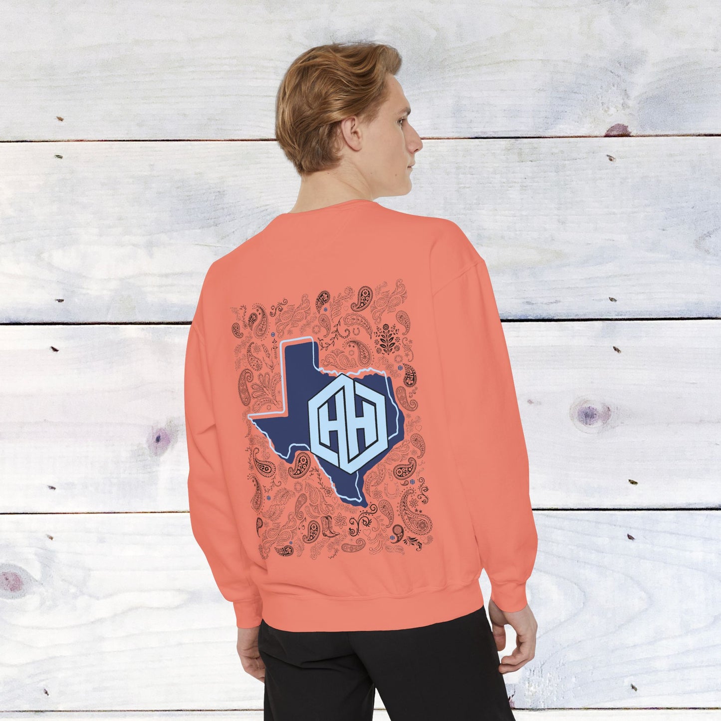 SPHE Deep in the Heart Back Comfort Colors Sweater