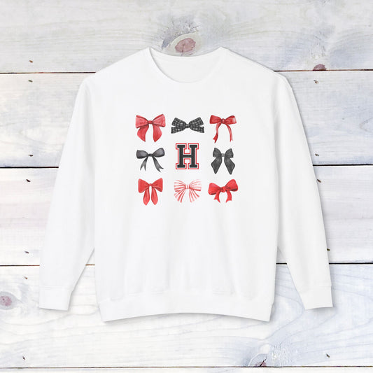 Heath Bow Comfort Colors Sweater