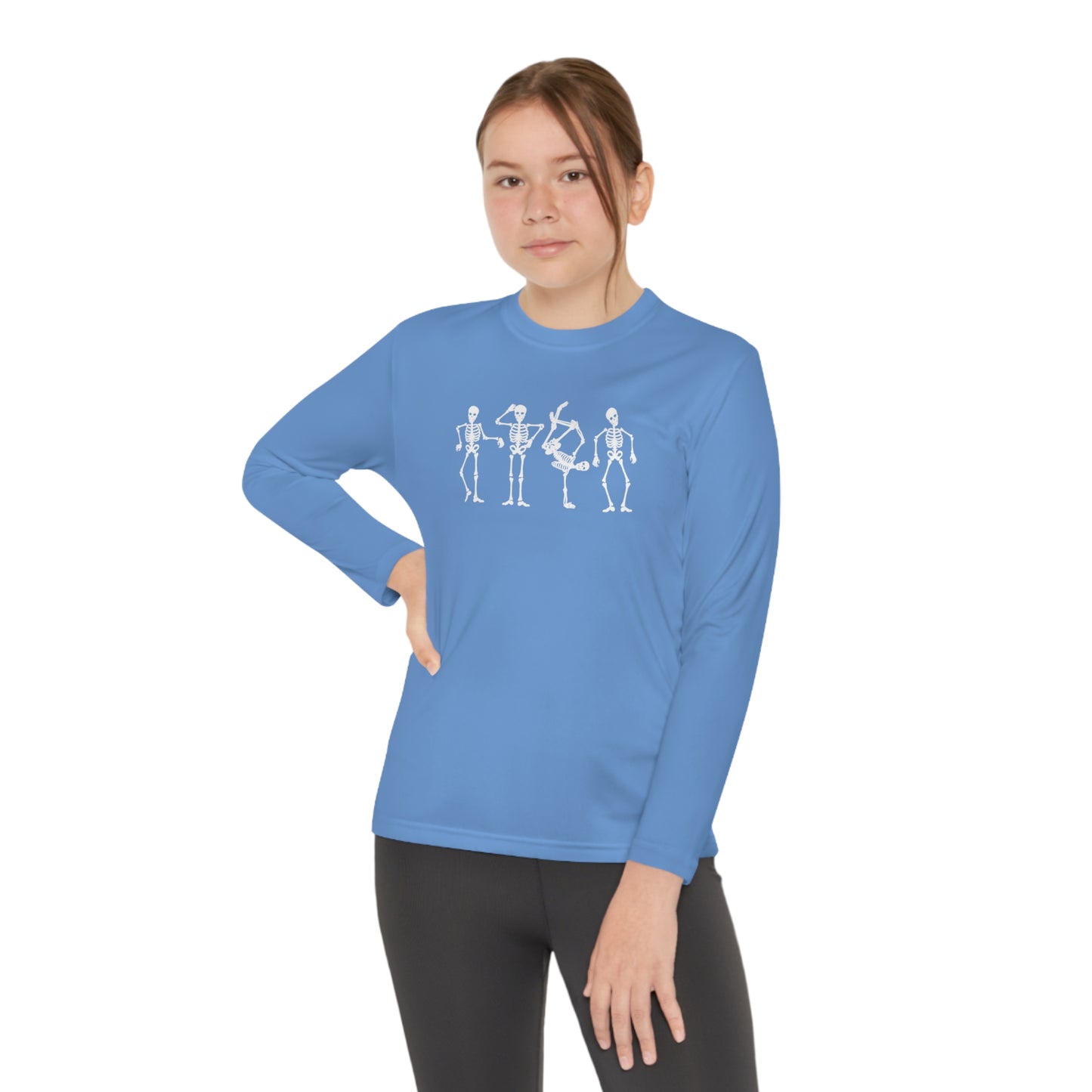 Youth Dancing Skelly Long Sleeve T-Shirt