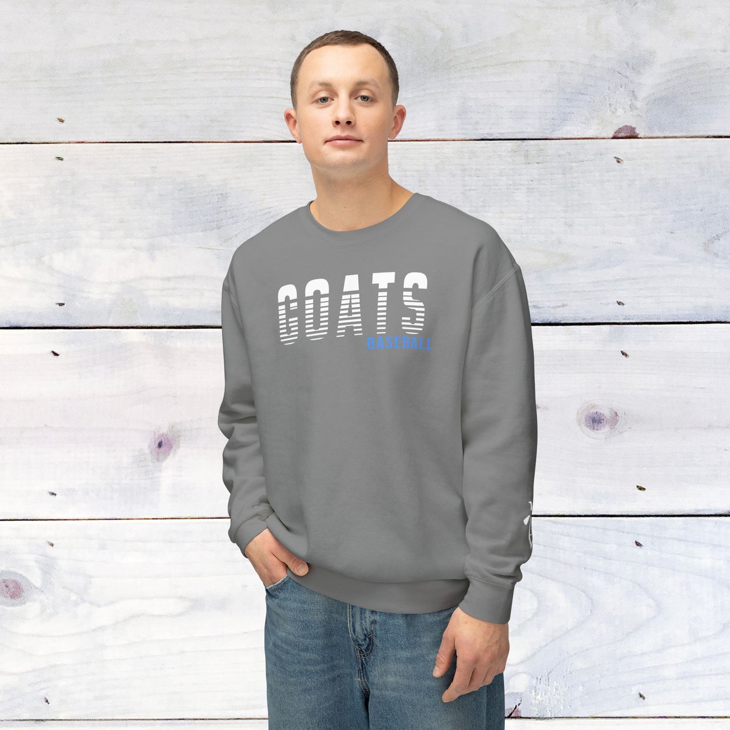 Custom GOATS  Baseball Comfort Colors Sweater