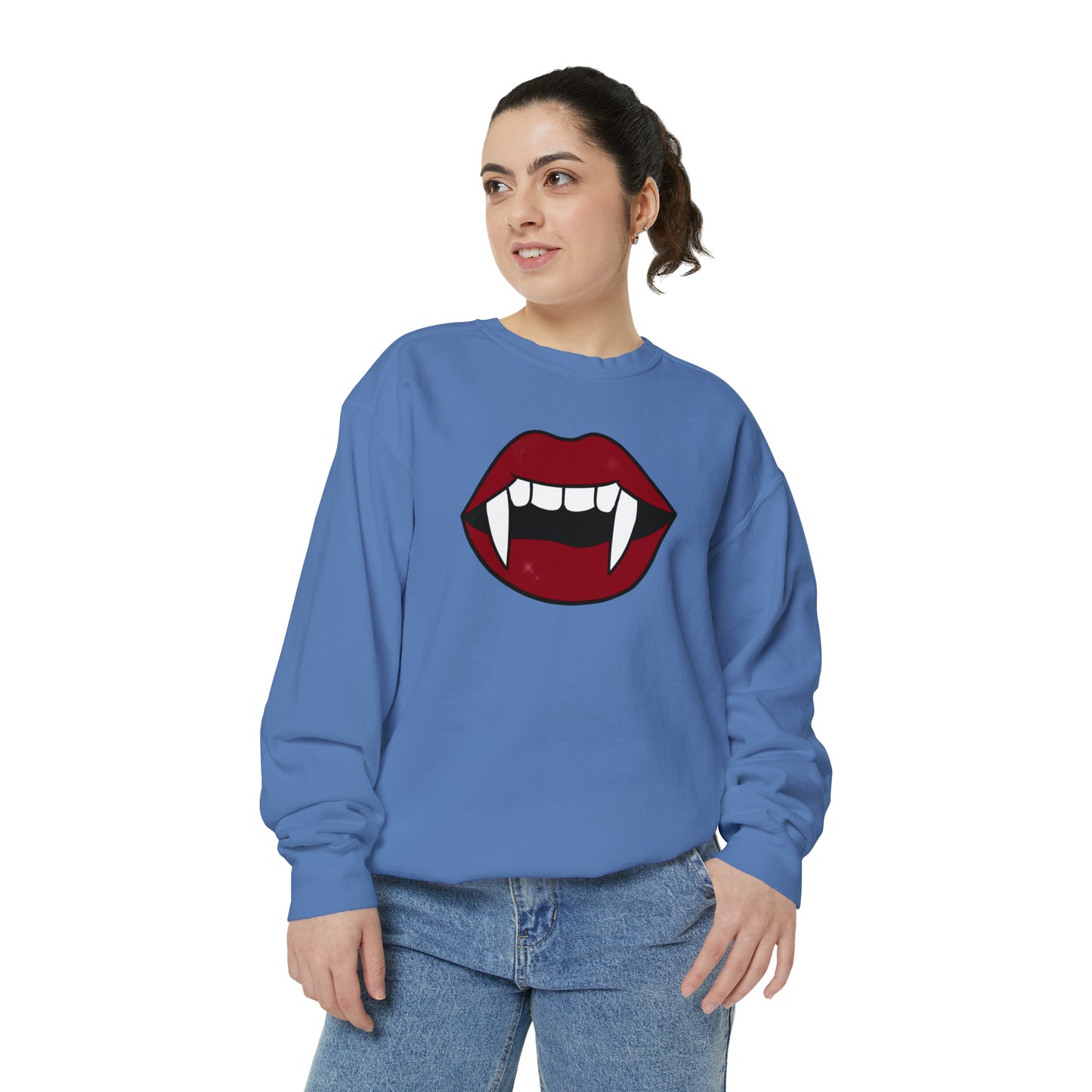 Vampire Fang Comfort Colors Sweater