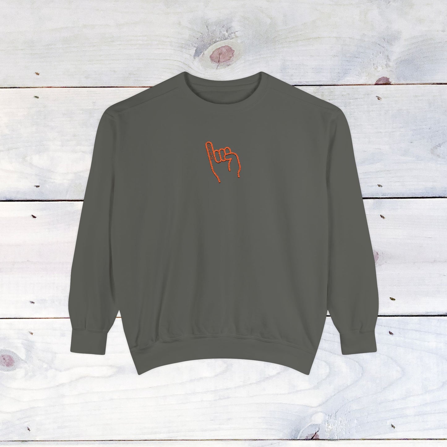JFND Stingers Up Embroidery Unisex Comfort Colors Sweater