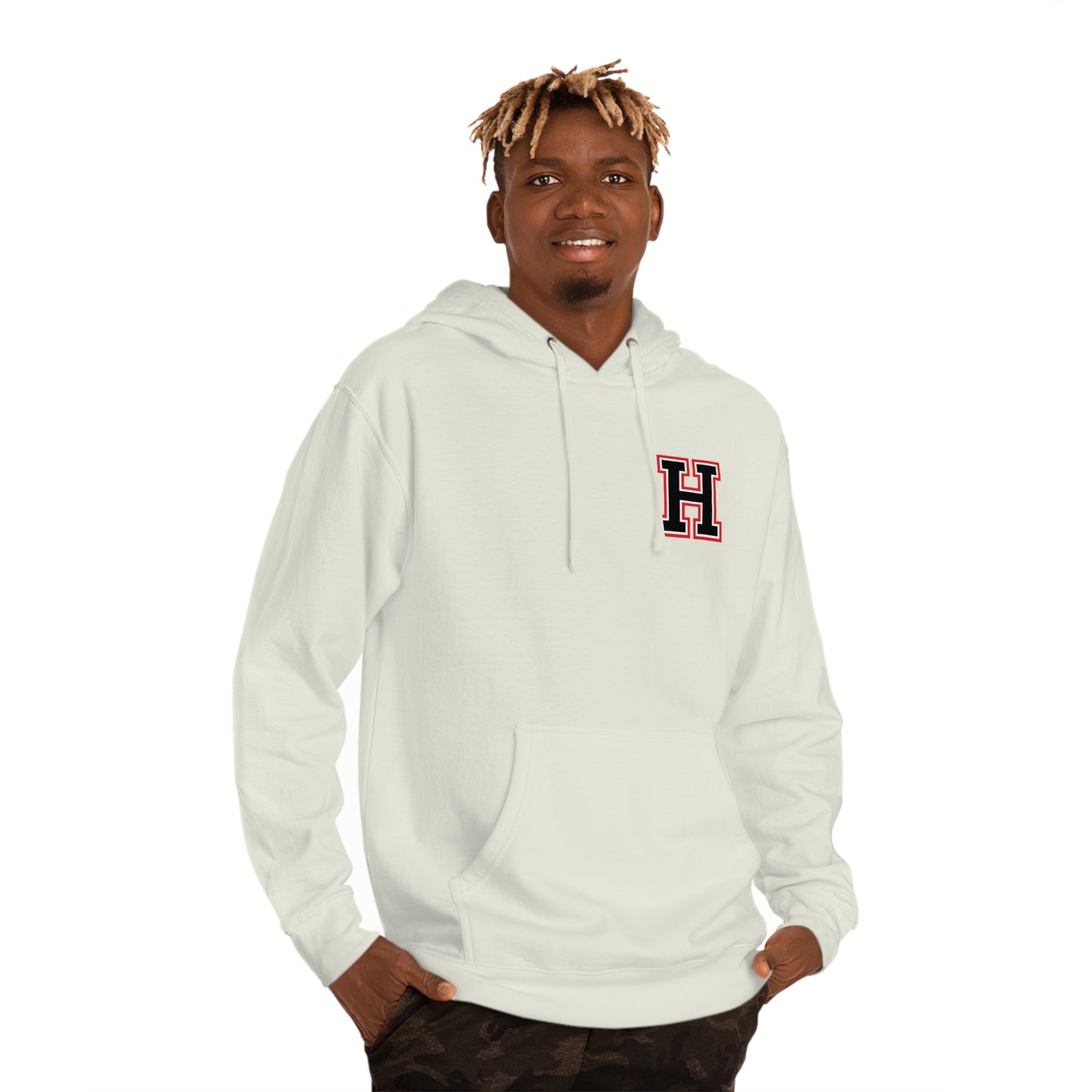 Heath Hawks , Win the Day Back Hoodie