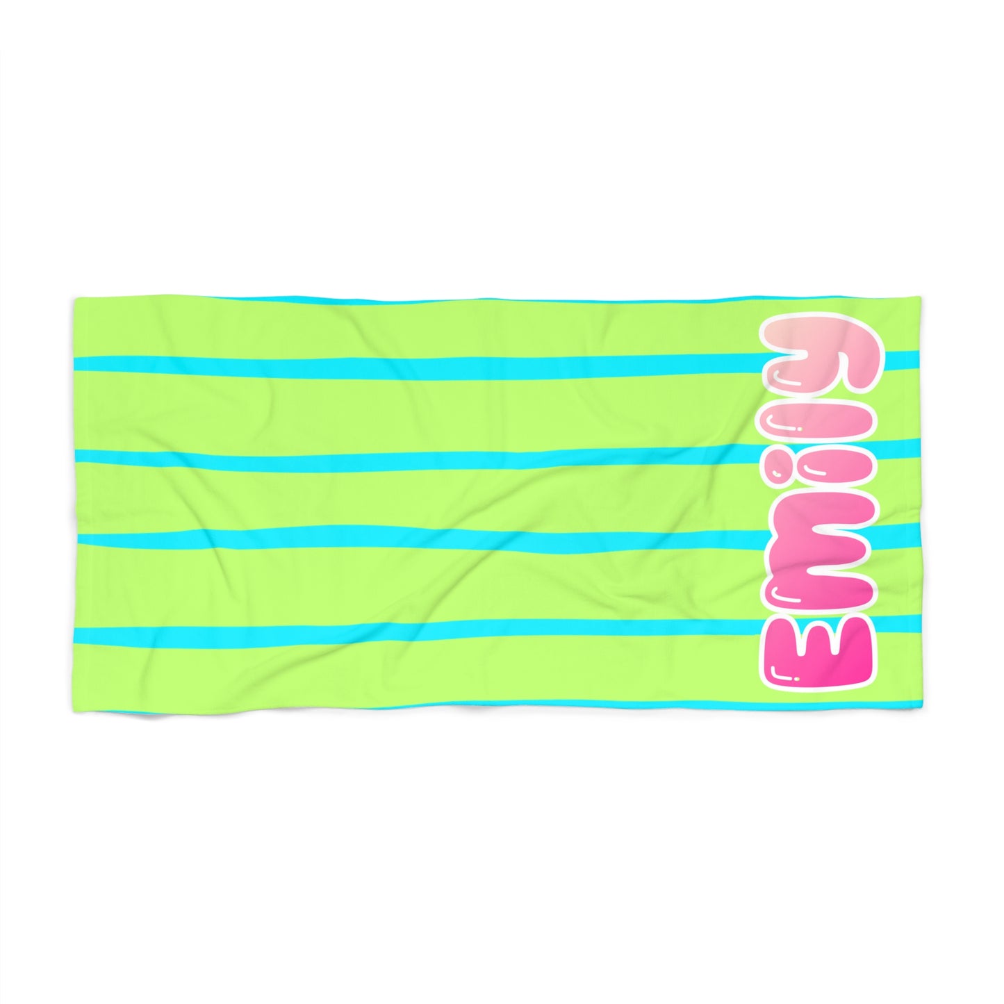 Custom Beach Towel - EMILY