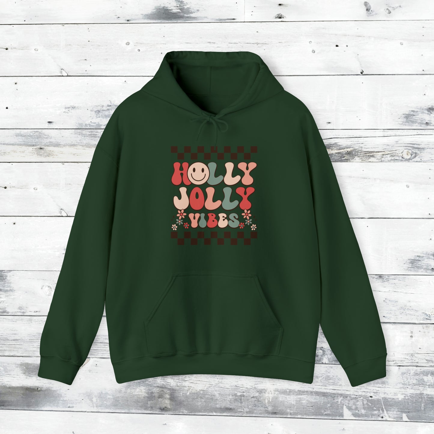 Holly Jolly Vibes Hoodie