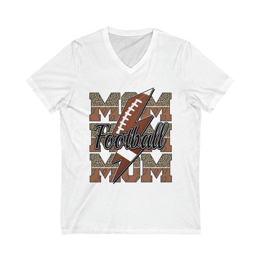 Fun Football Mom V Neck
