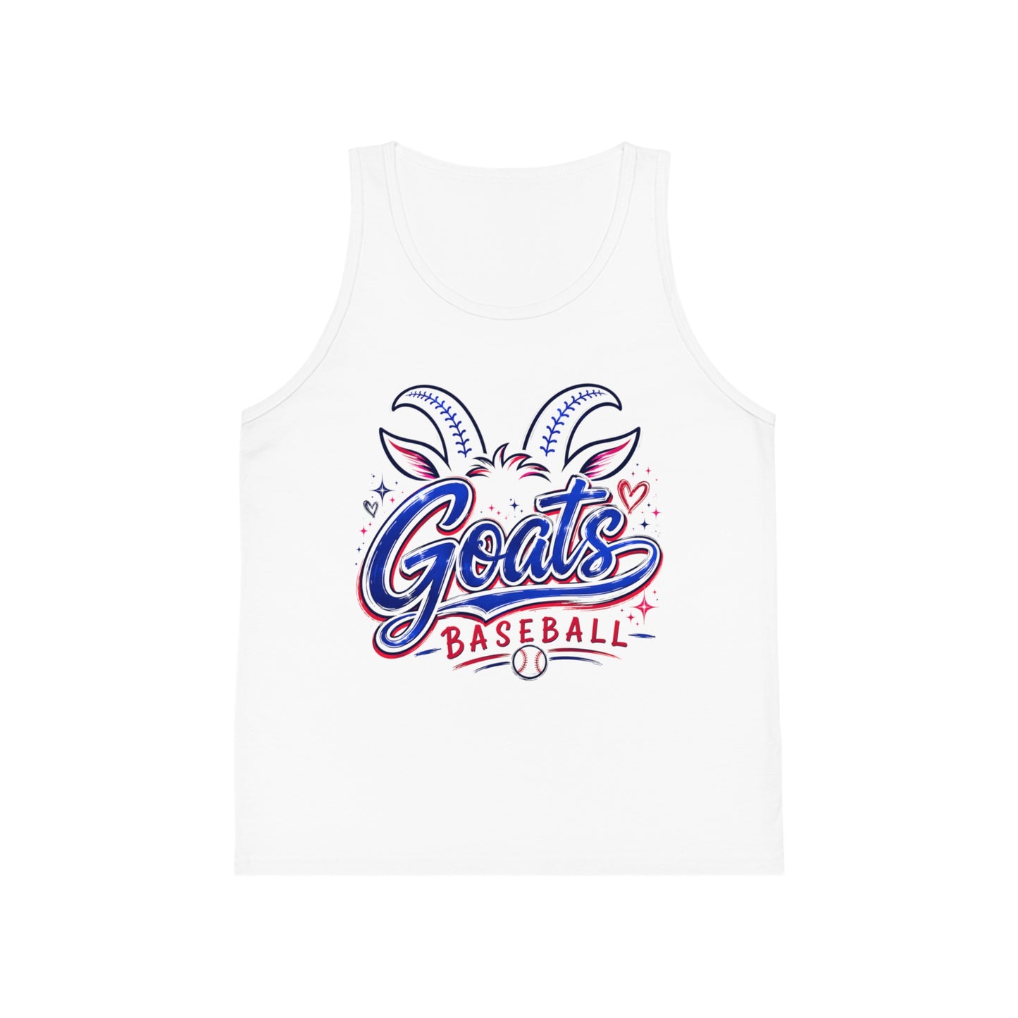 Goats Girly Cute Baseball Graphic Tank for Kids