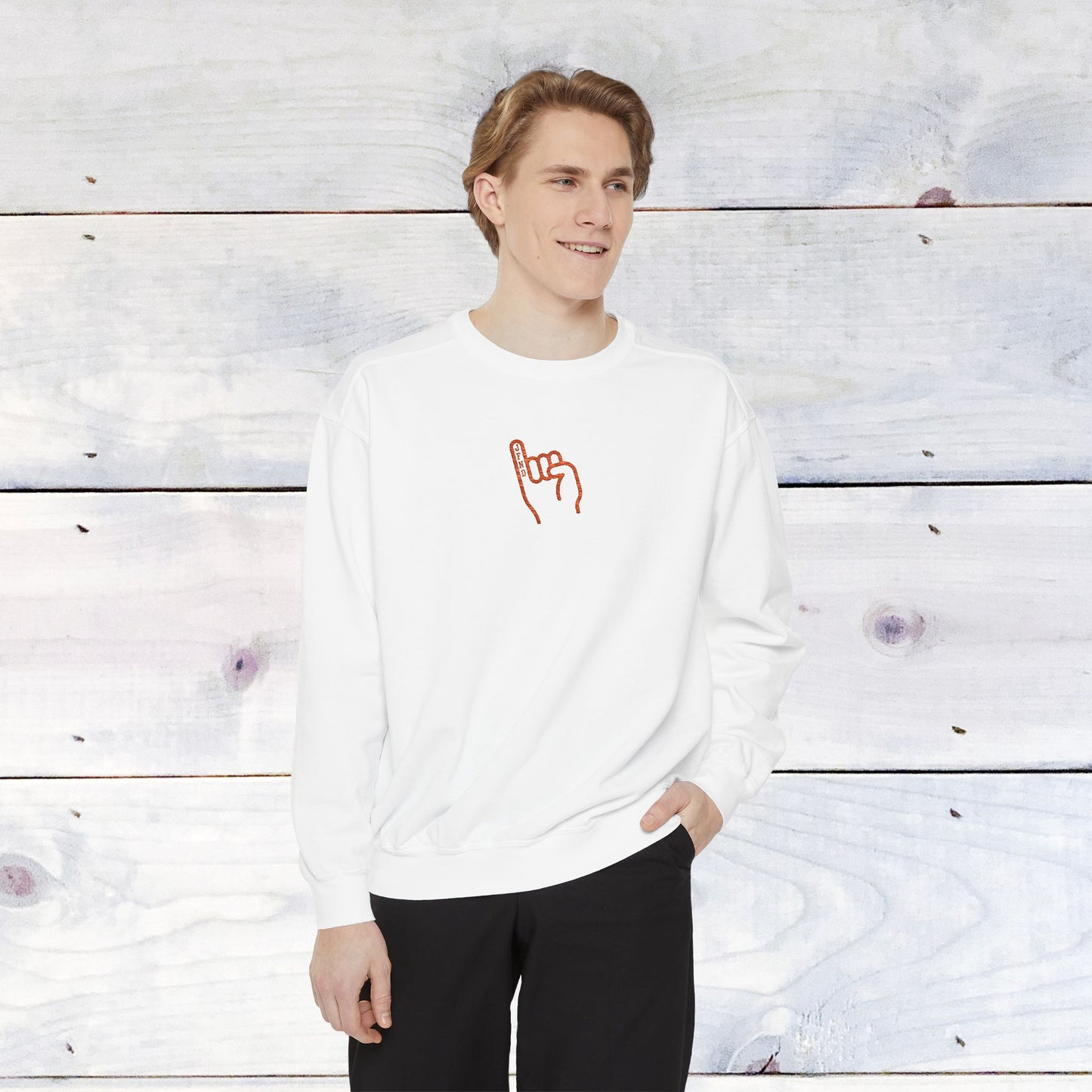 JFND Stingers Up Embroidery Unisex Comfort Colors Sweater