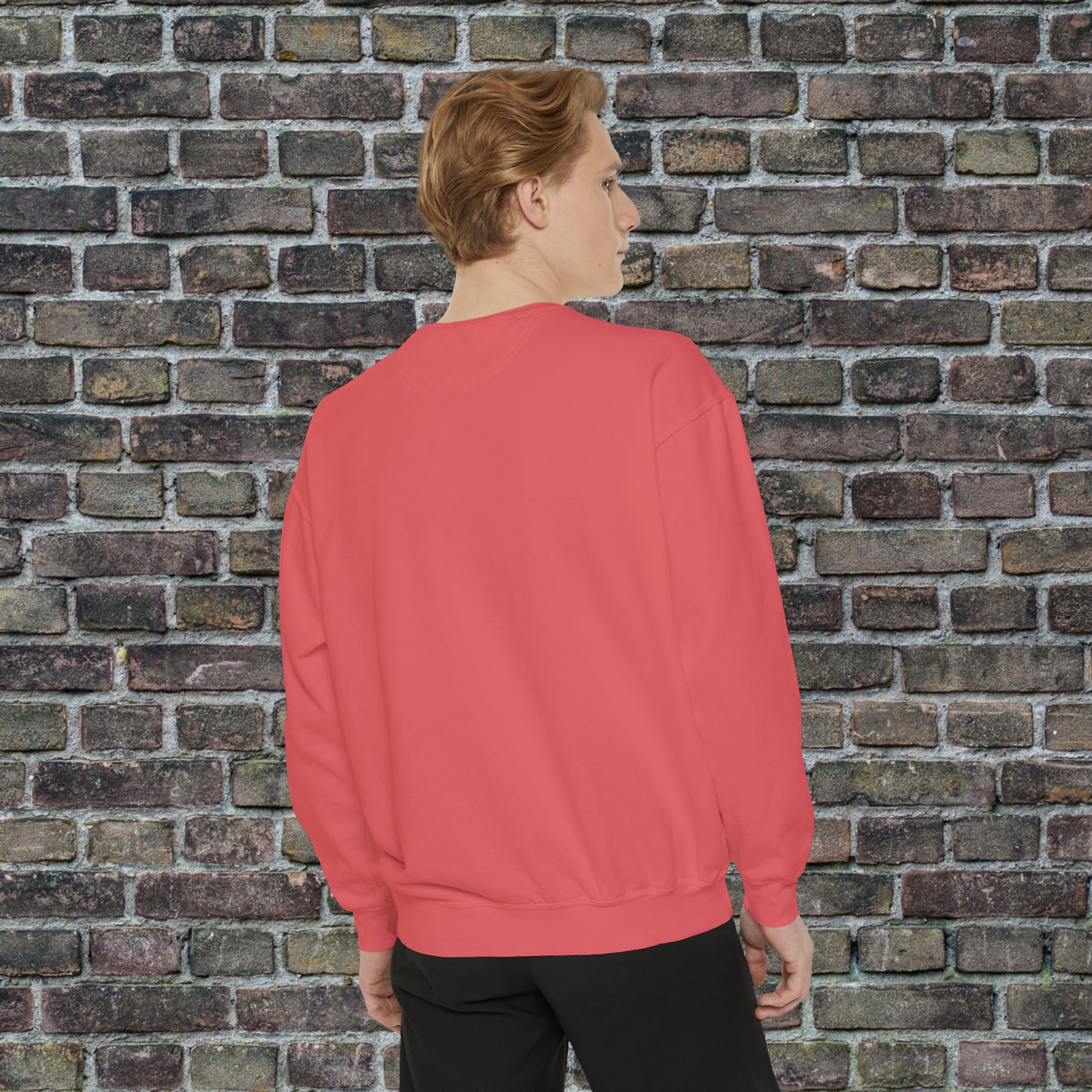 Game Day Comfort Colors Sweater - Brown Text