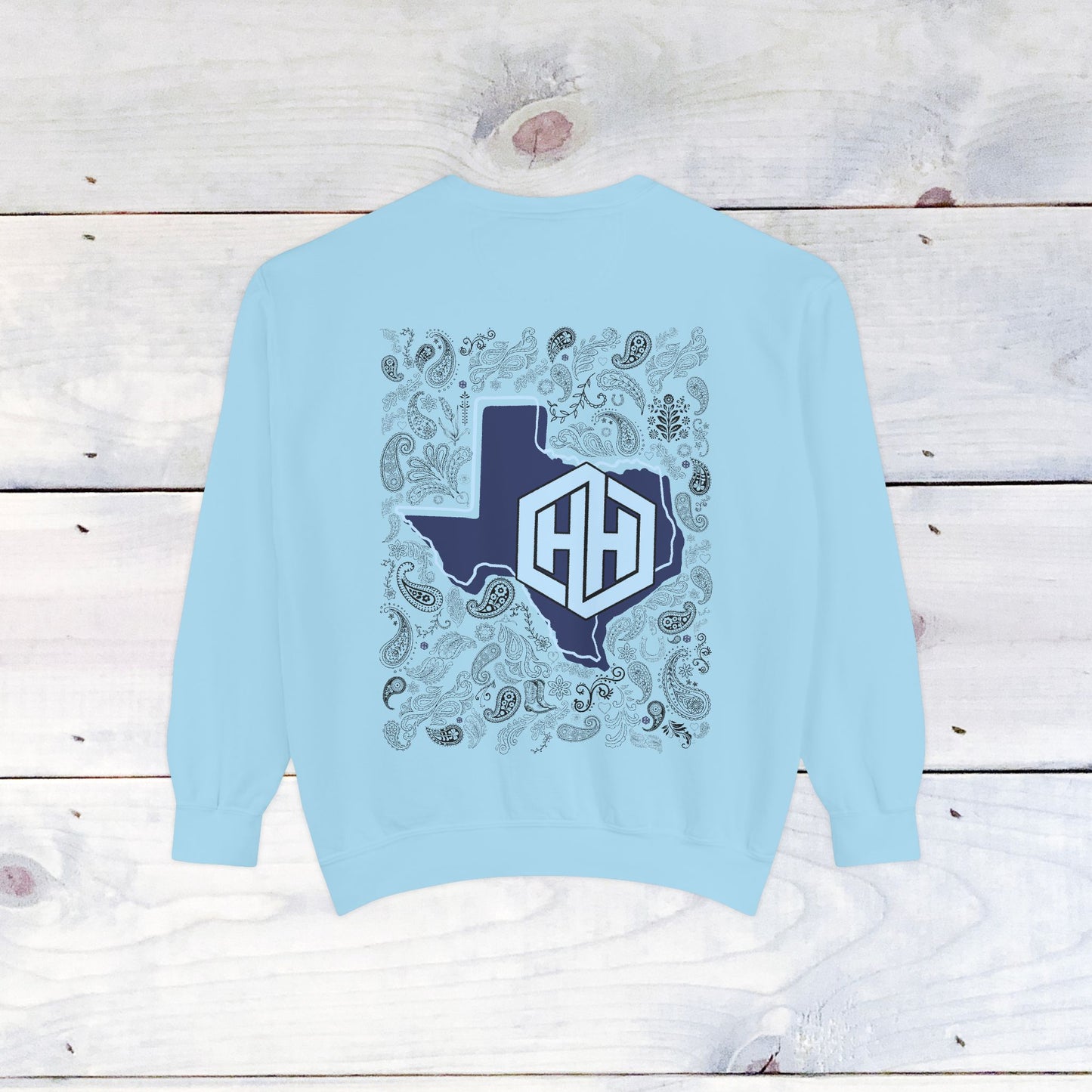 SPHE Deep in the Heart Back Comfort Colors Sweater