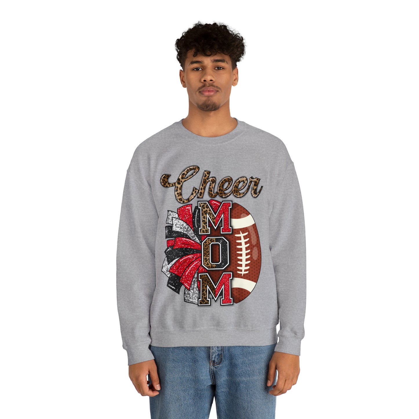 Cheer Mom Glitz Front Sweater