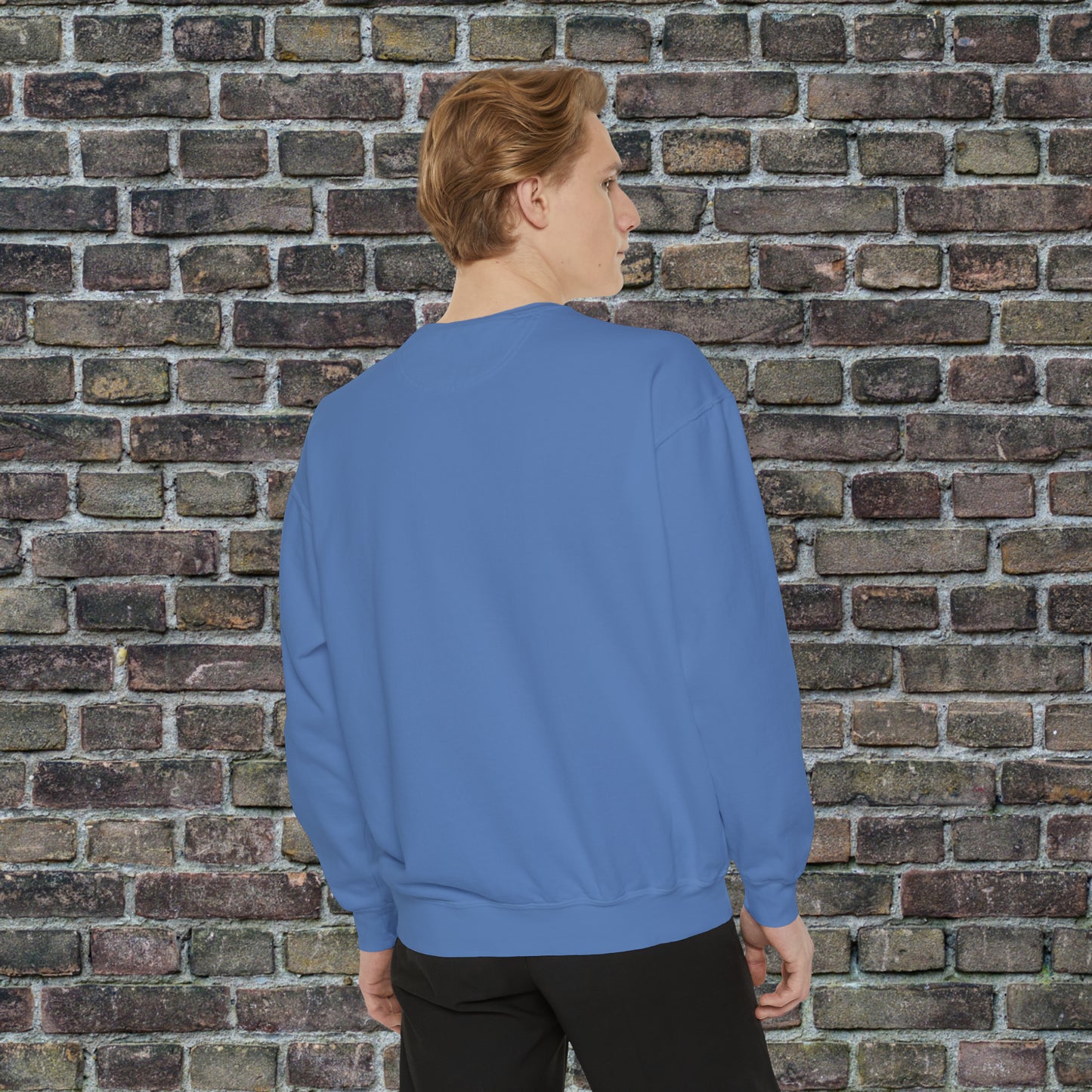 Game Day Comfort Colors Sweater - Brown Text
