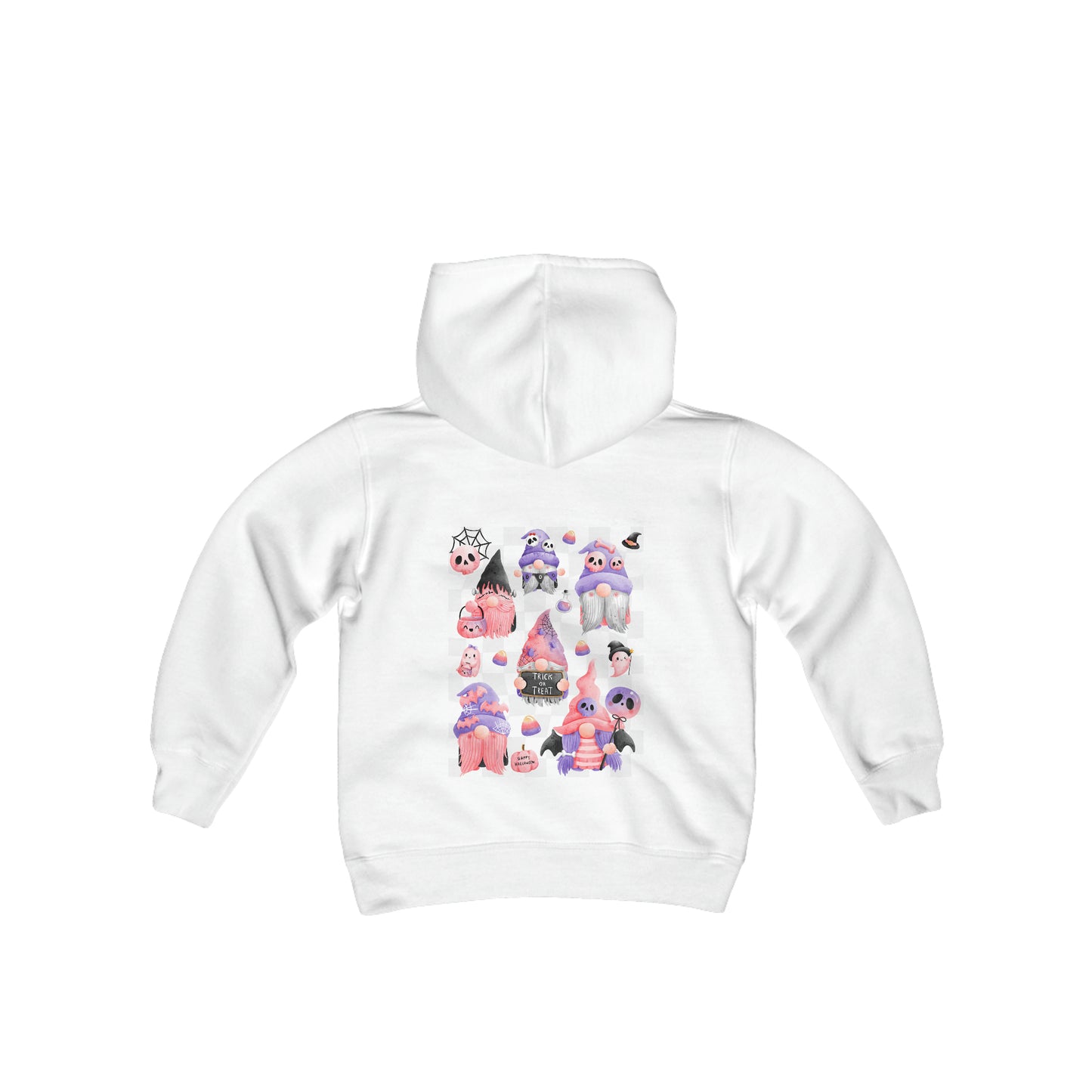 Youth Gnome Halloween Pink/Purple Hoodie