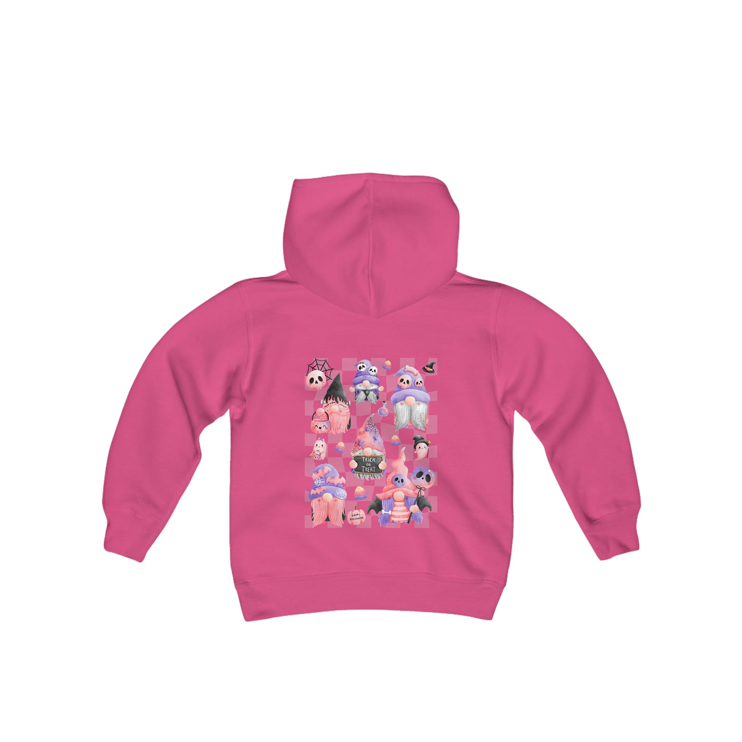 Youth Gnome Halloween Pink/Purple Hoodie