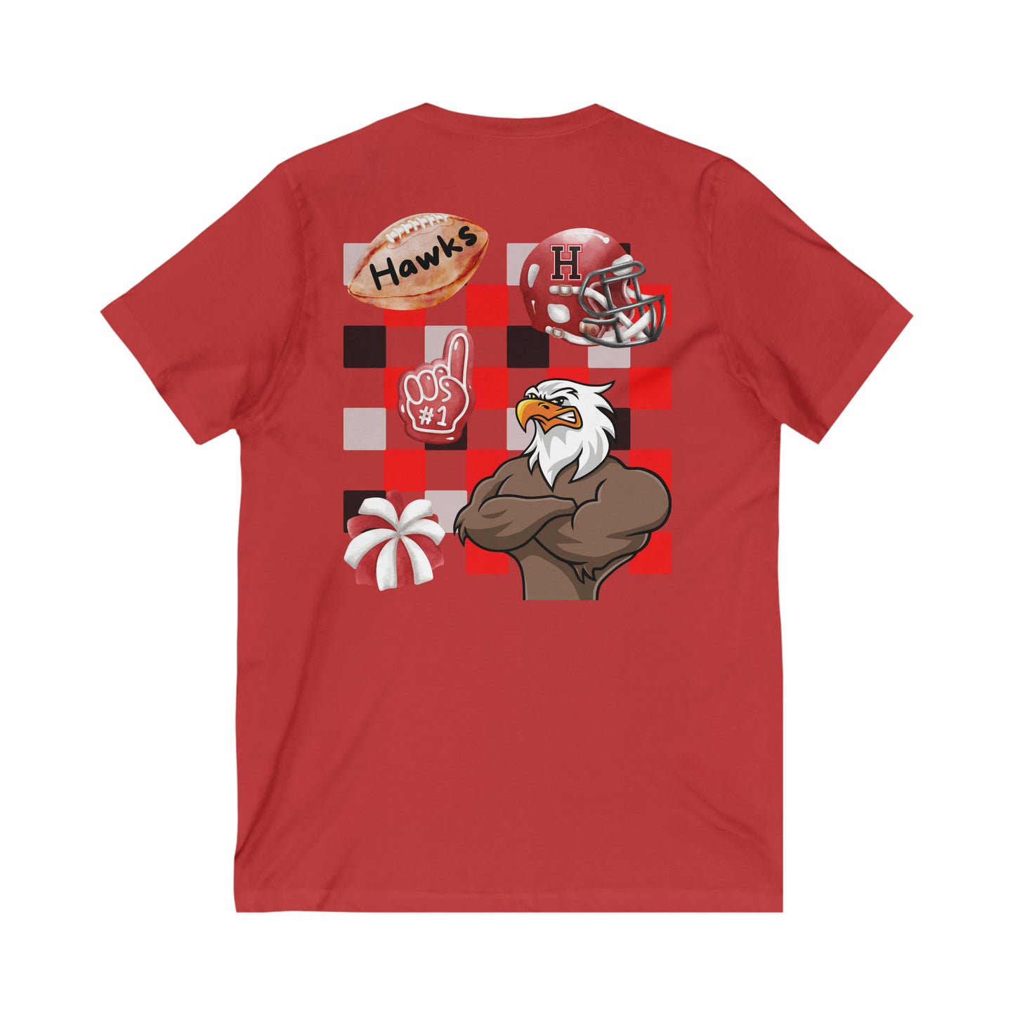 Heath Hawks Fun Women's V Neck