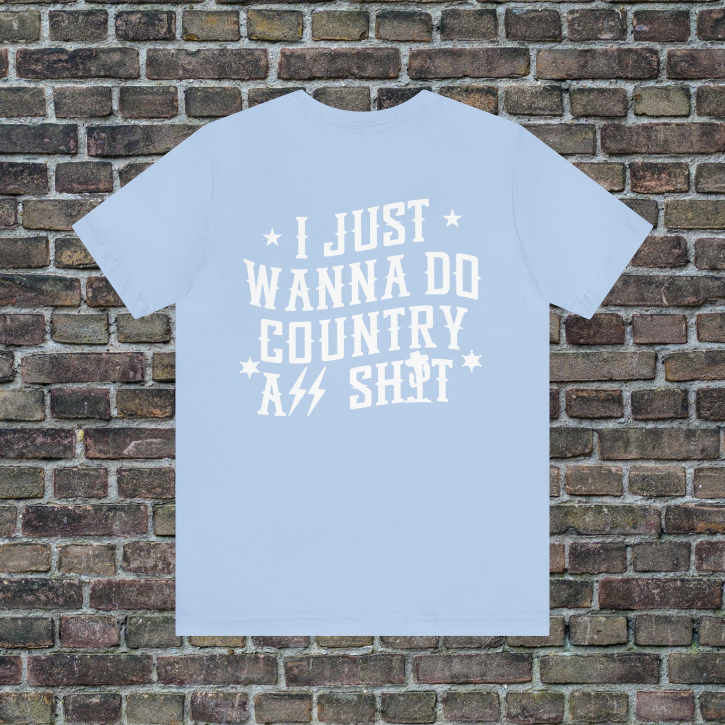 Wallen Tour Shirt - Beer Can Front, Country A$$ Sh*t Back  Unisex T-shirt, White Text